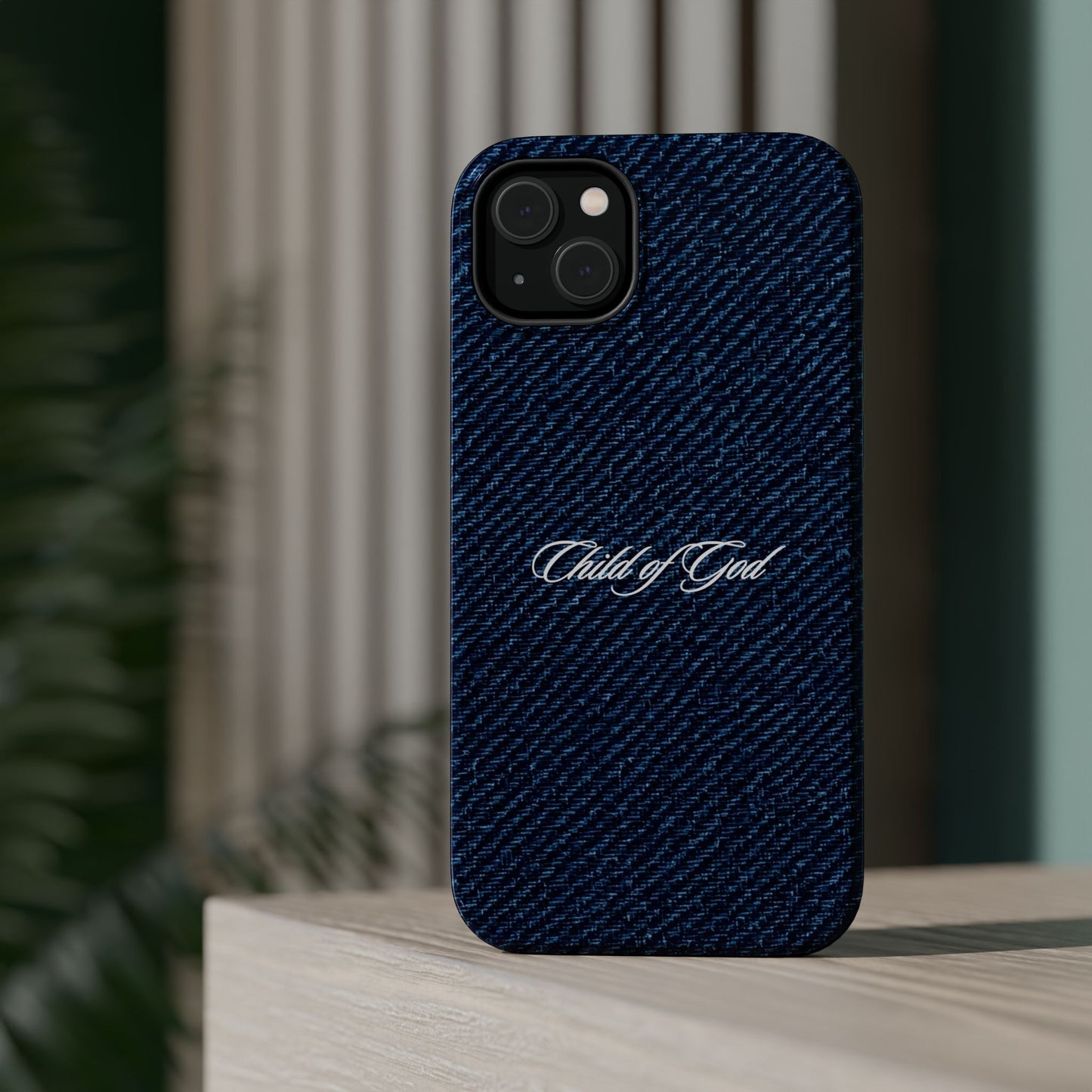 Child of God Denim MagSafe Phone Case