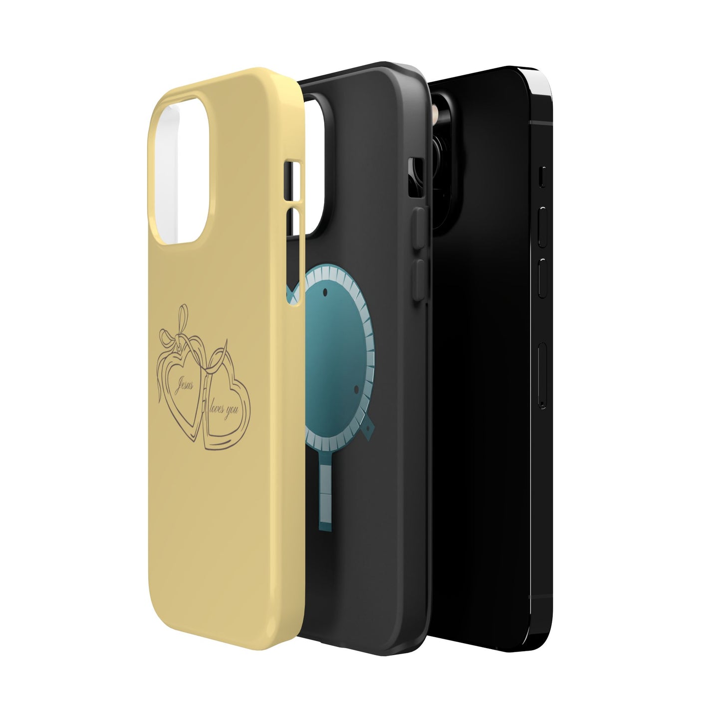 Jesus loves you Butter Locket MagSafe Phone Case