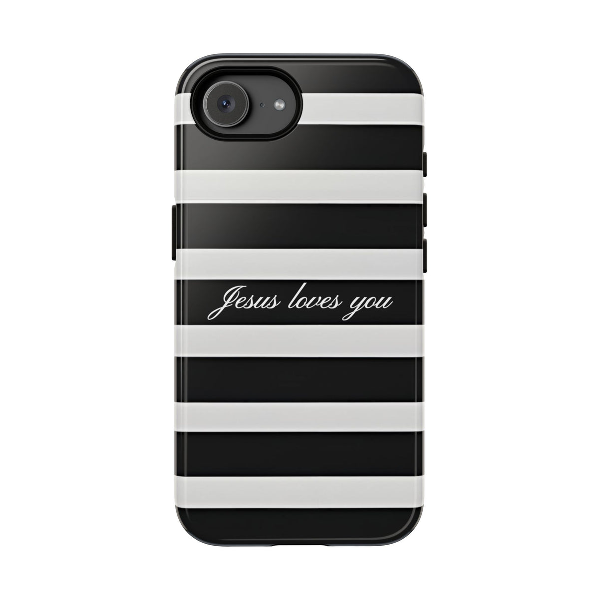Jesus loves you Stripe Phone Case