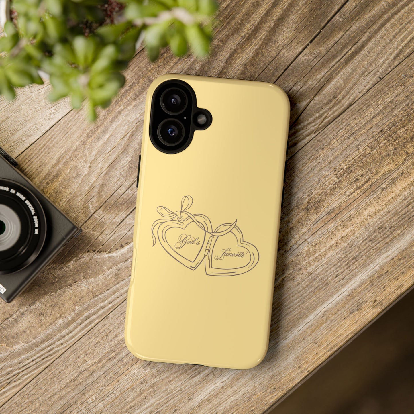 God’s favorite Butter Yellow Locket Phone Case