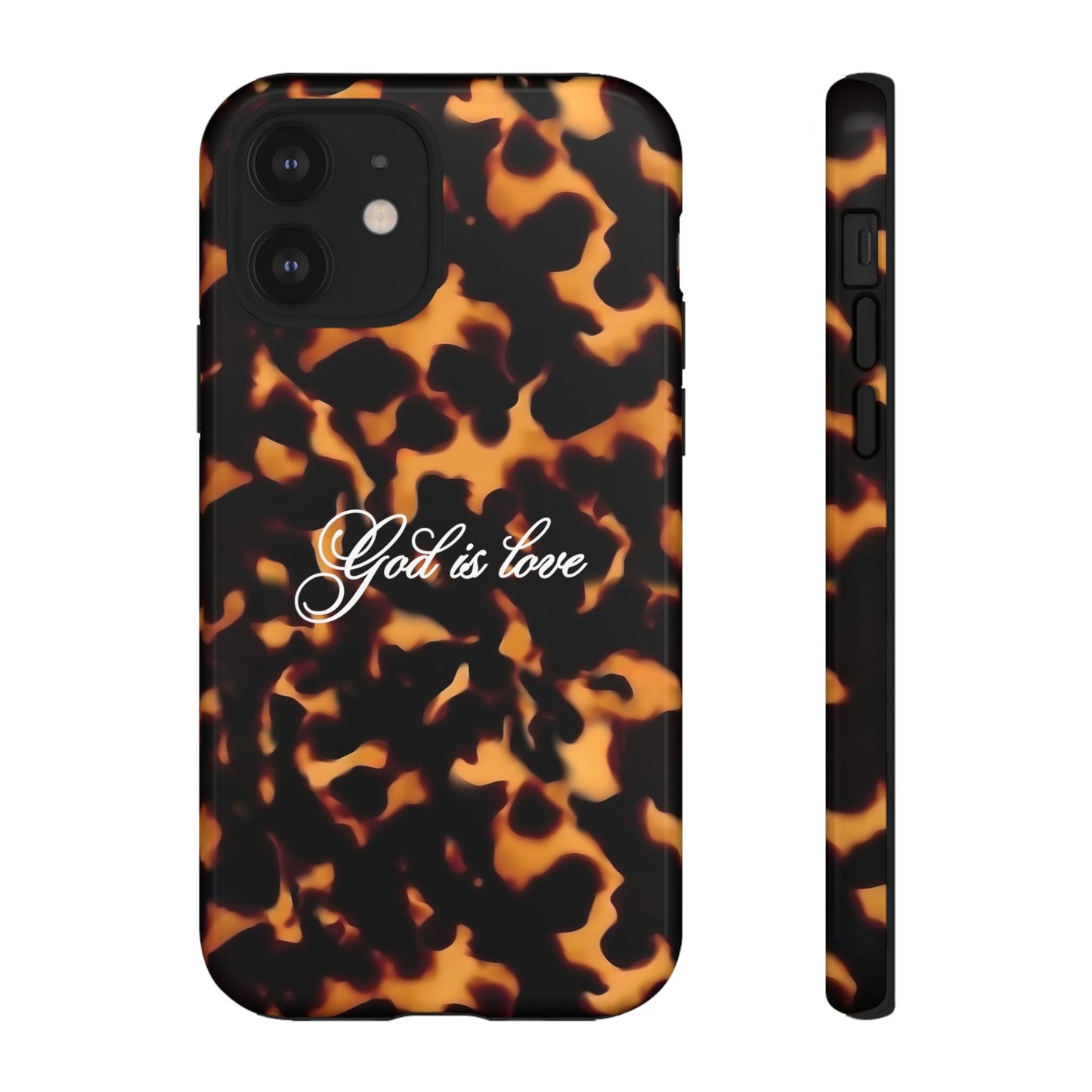 God is love Tortoise shell phone case