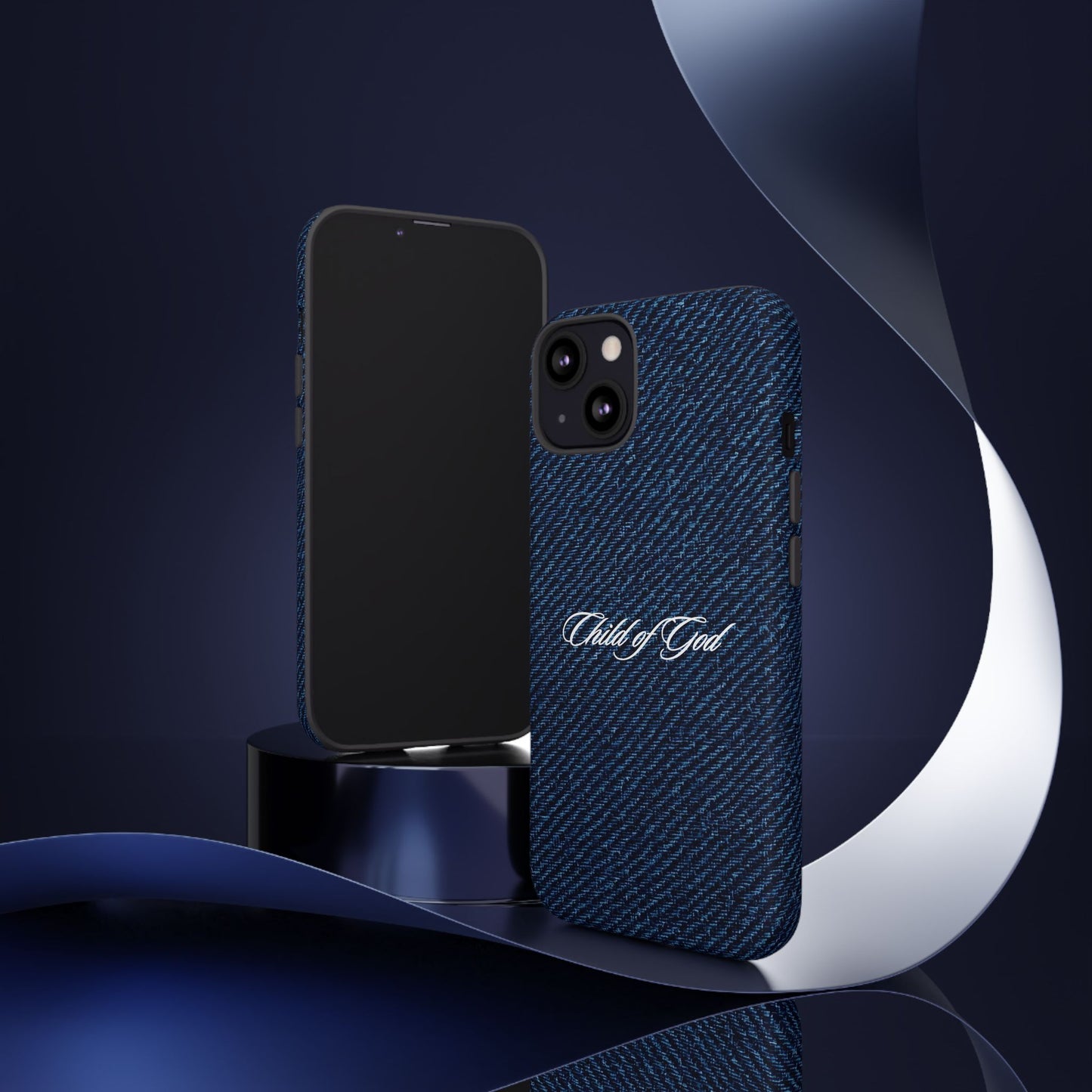 Child of God Denim Phone Case