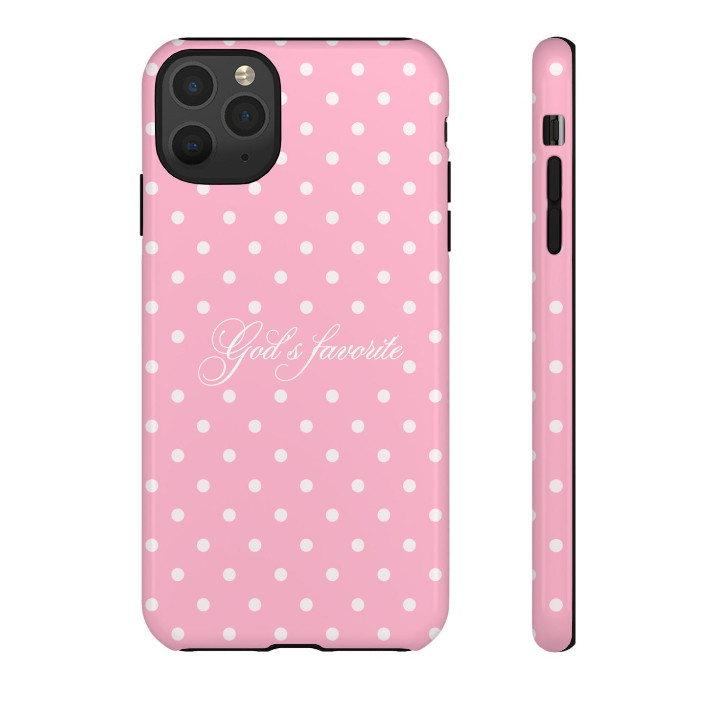 God’s favorite Pink Polka Dot Phone Case