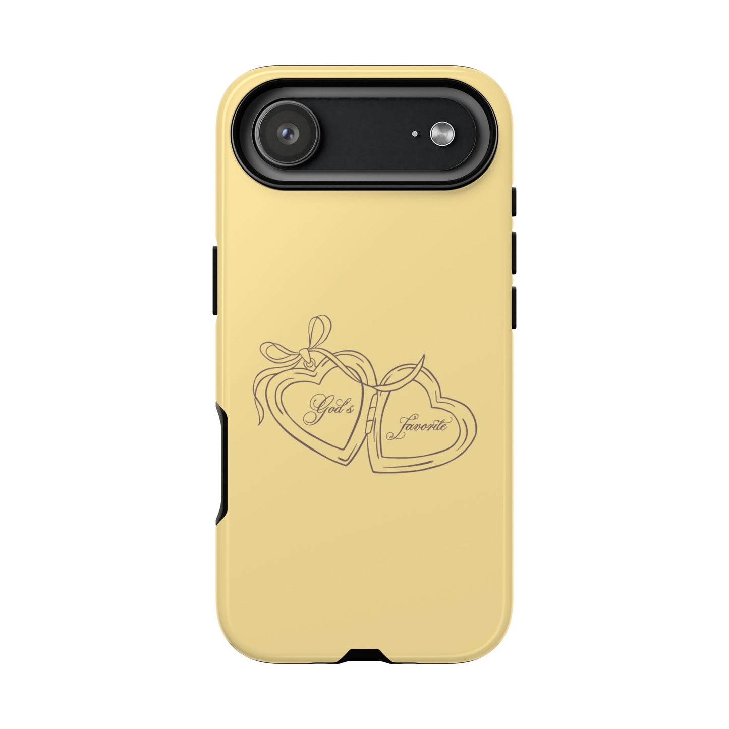 God’s favorite Butter Yellow Locket Phone Case