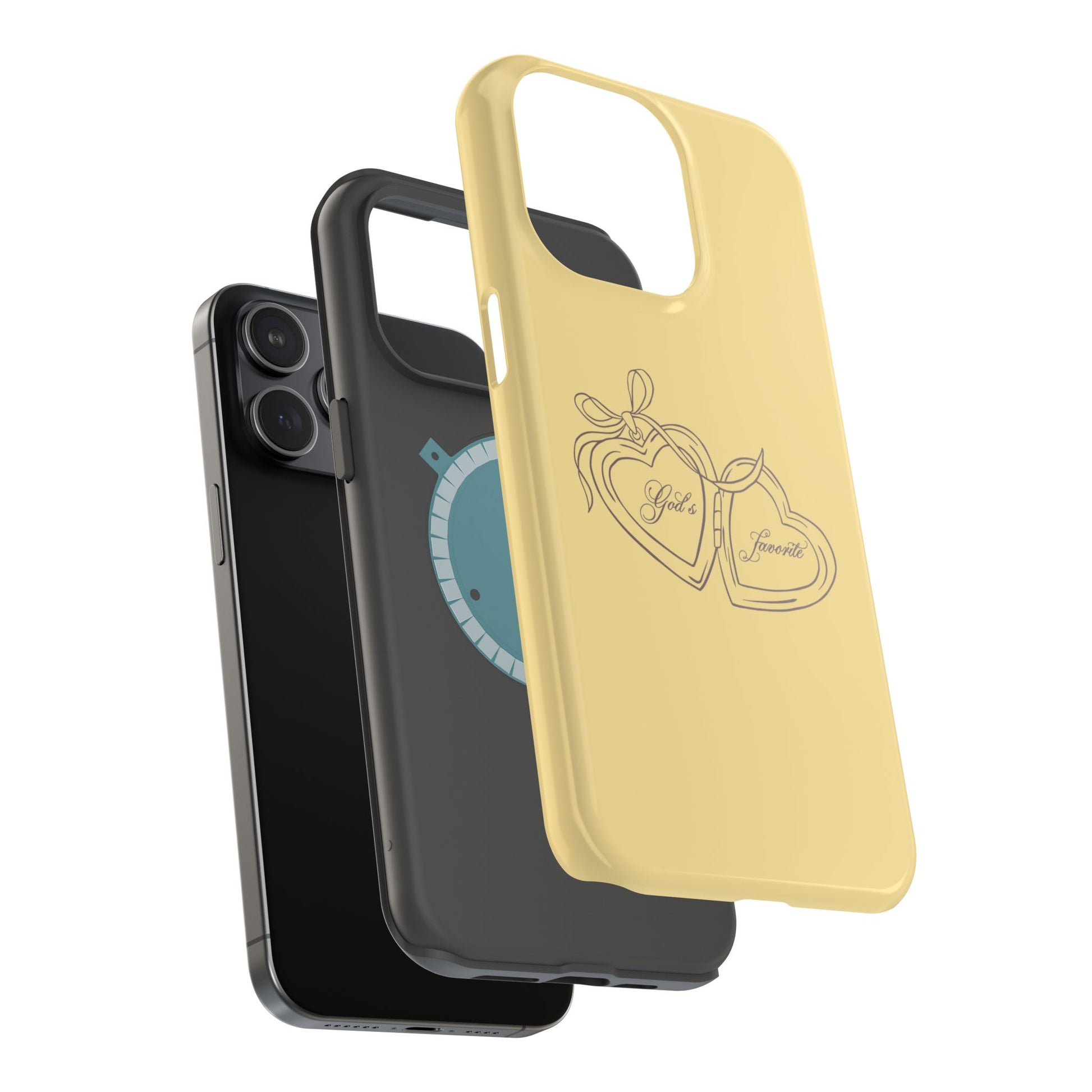God's Favorite Butter Yellow Locket MagSafe Phone Case – Lait et Miel Co God's Favorite Butter Yellow Locket MagSafe Phone Case – Lait et Miel Co
