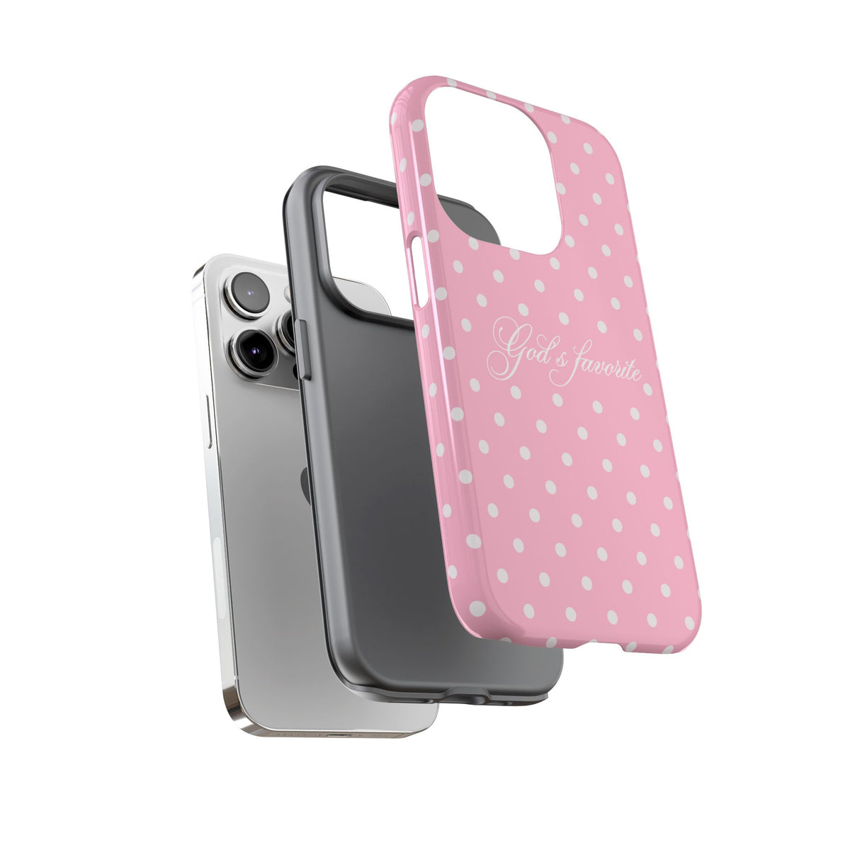 God’s favorite Pink Polka Dot Phone Case