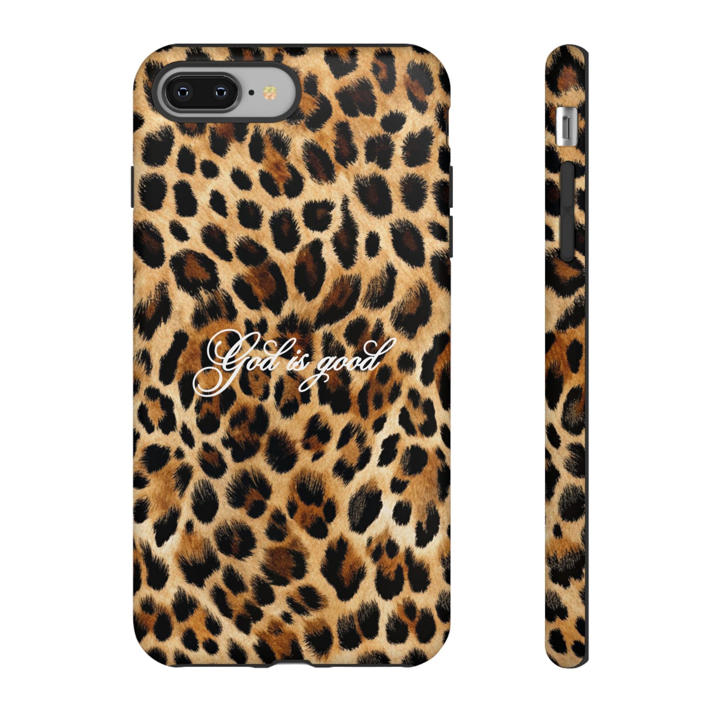 God is good Leopard Phone Case