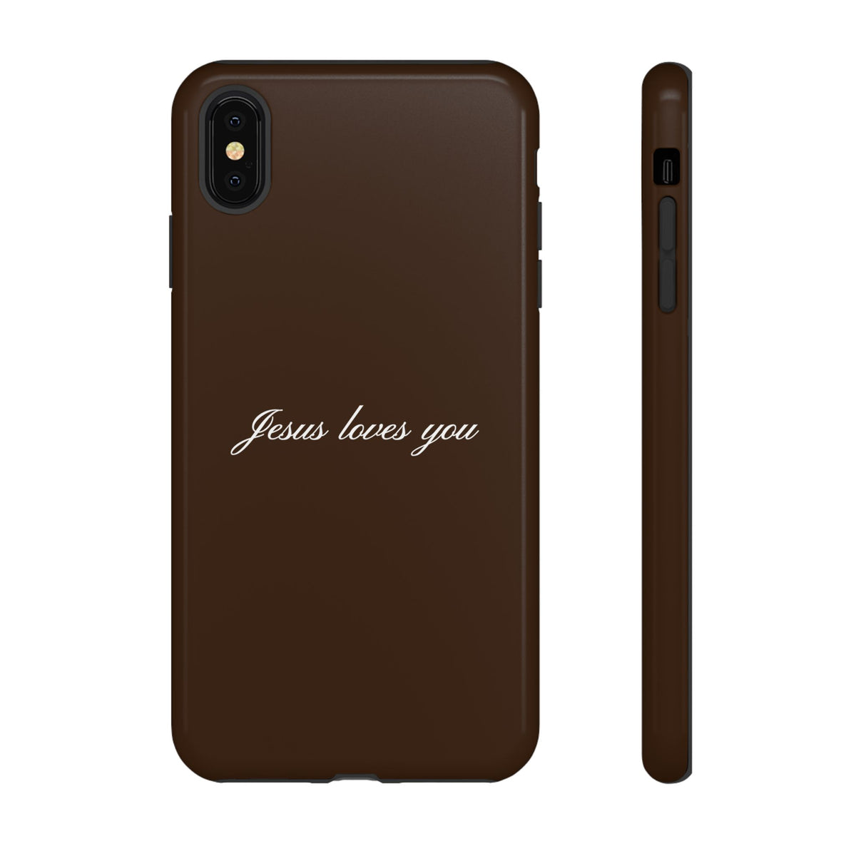 Jesus loves you Espresso Phone Case