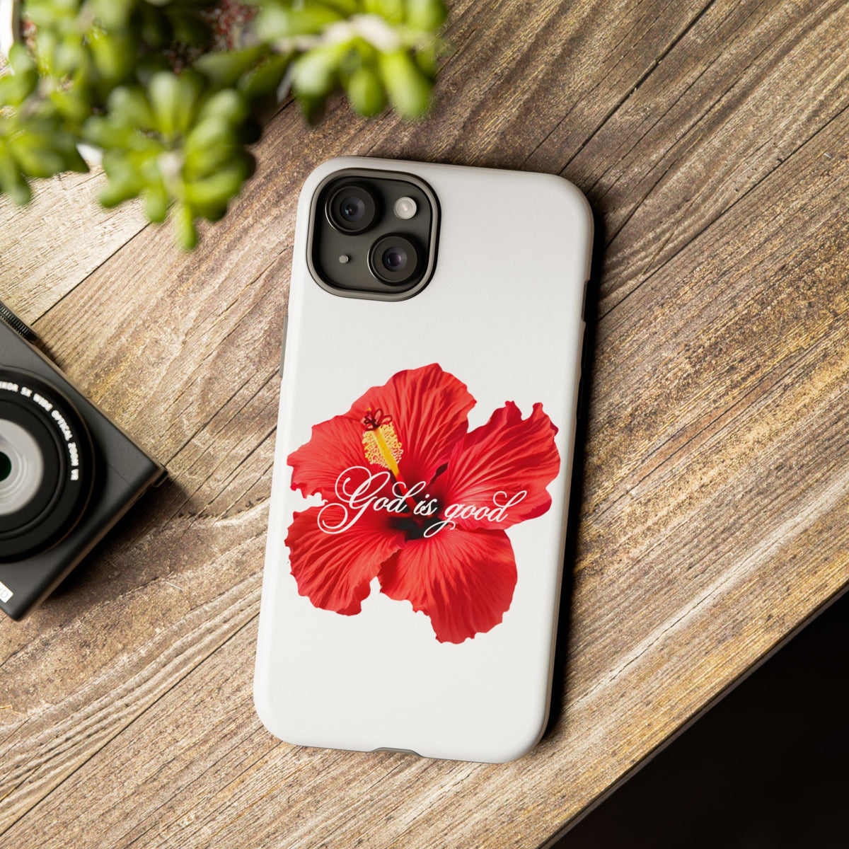 God is good Flower Phone Case