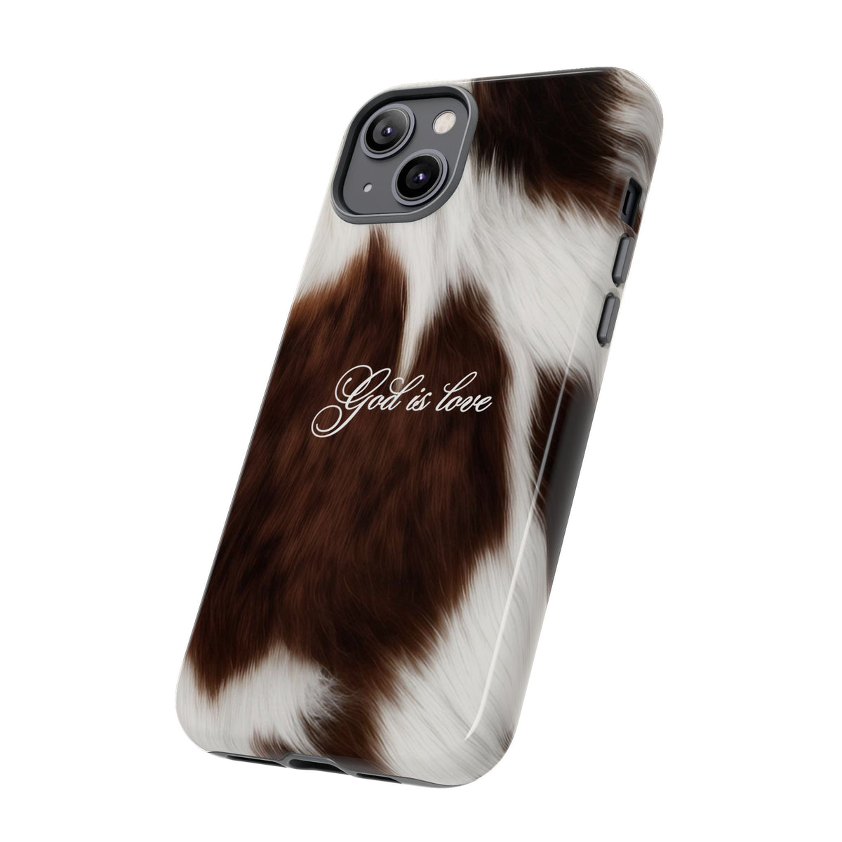 God is love Cow phone case