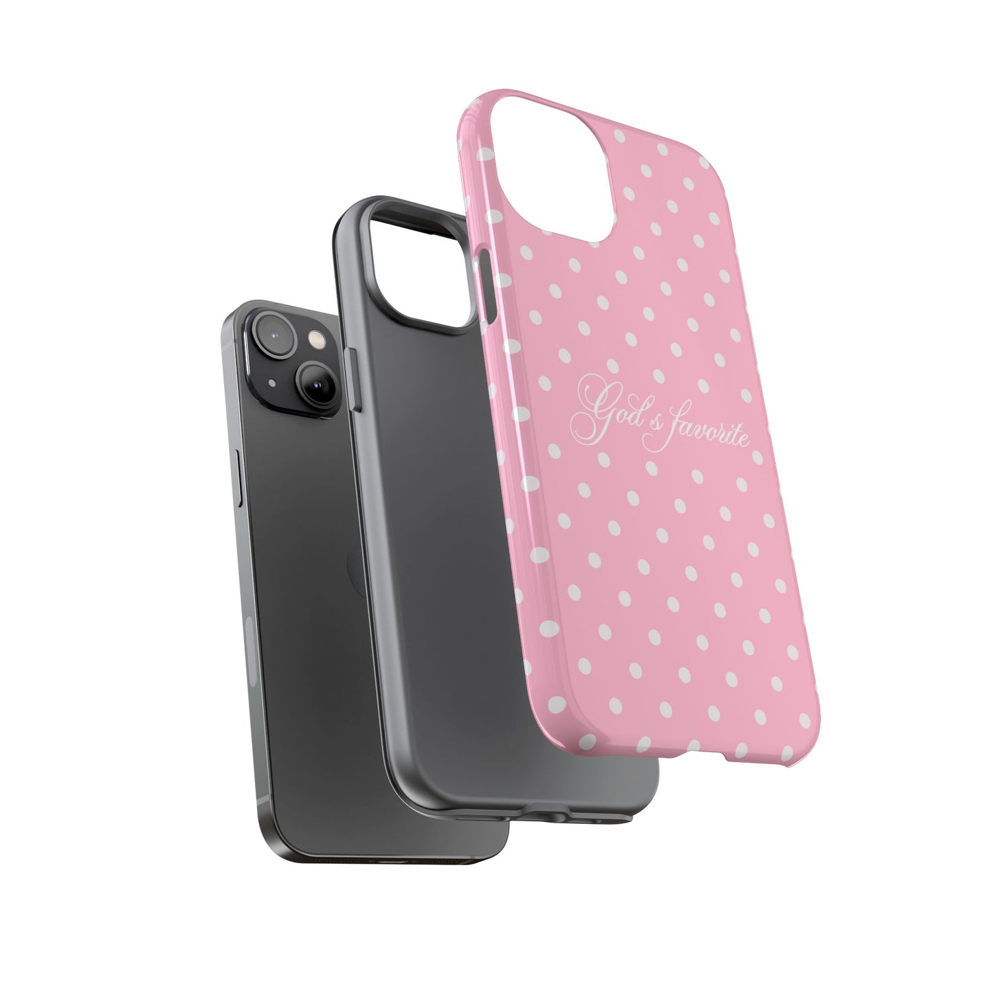 God’s favorite Pink Polka Dot Phone Case