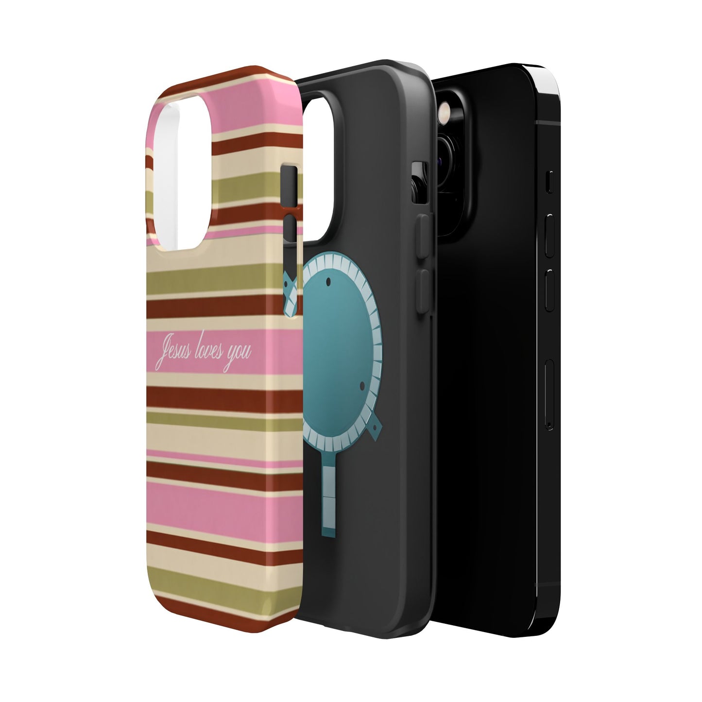 Jesus Loves You Neapolitan MagSafe Phone Case
