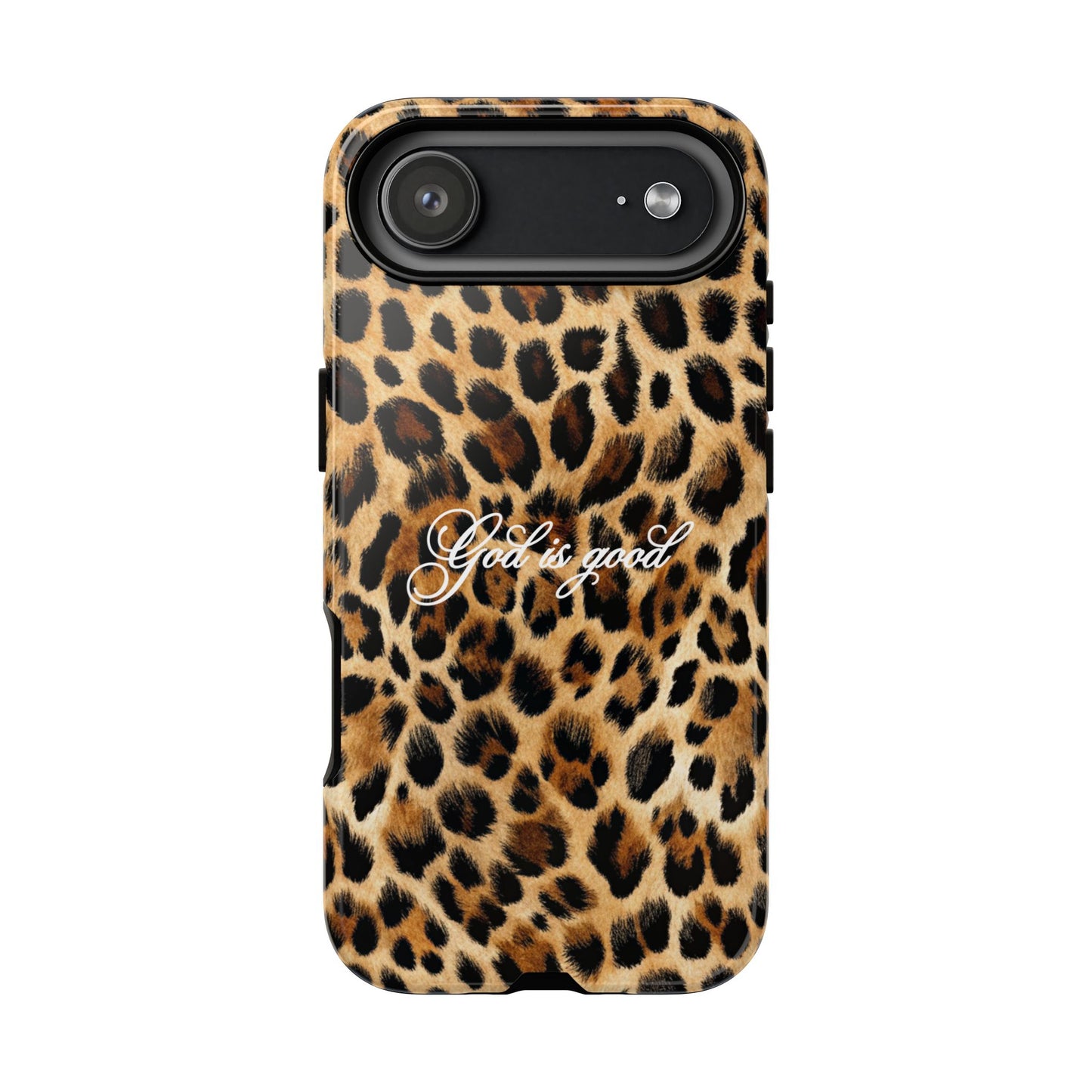 God is good Leopard Phone Case