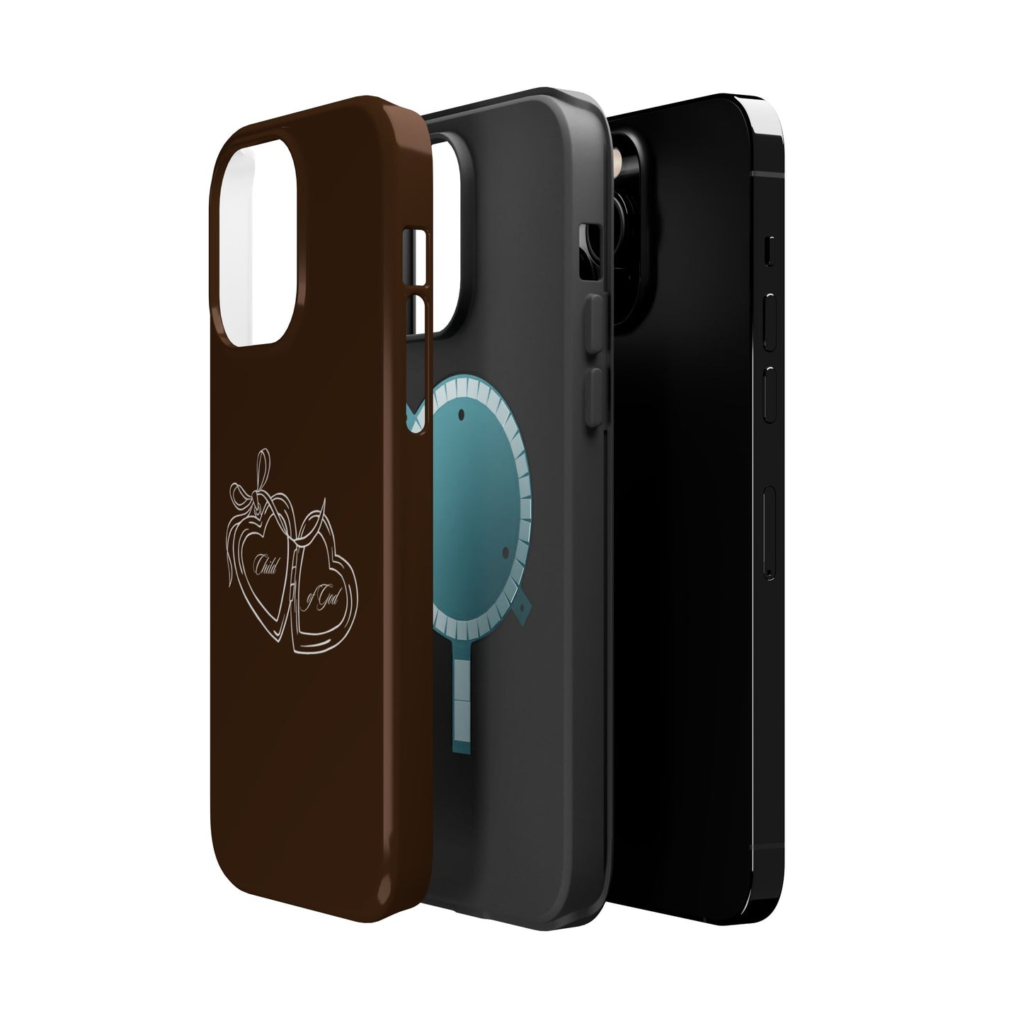 Child of God Locket Espresso Phone Case MagSafe