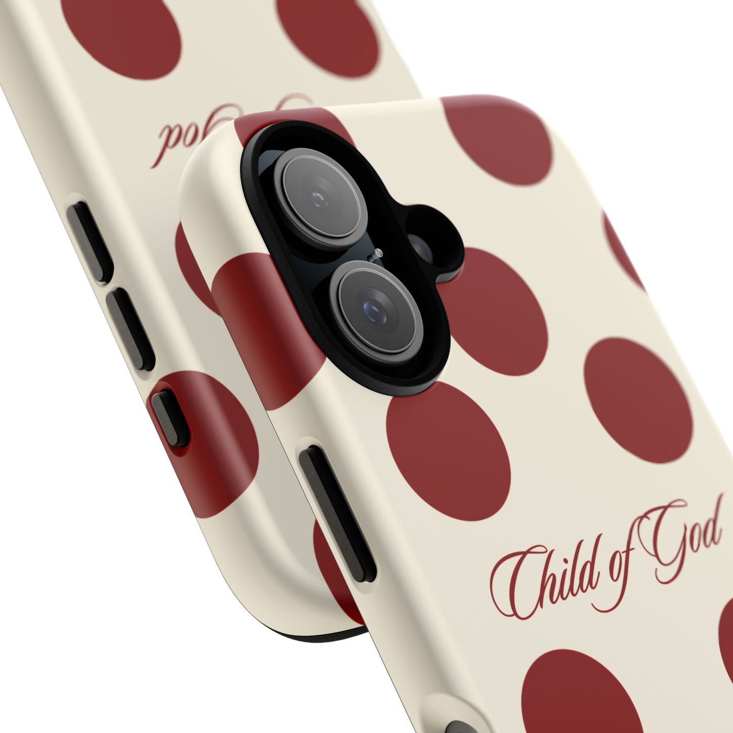 Child of God Red and Créame Phone Case