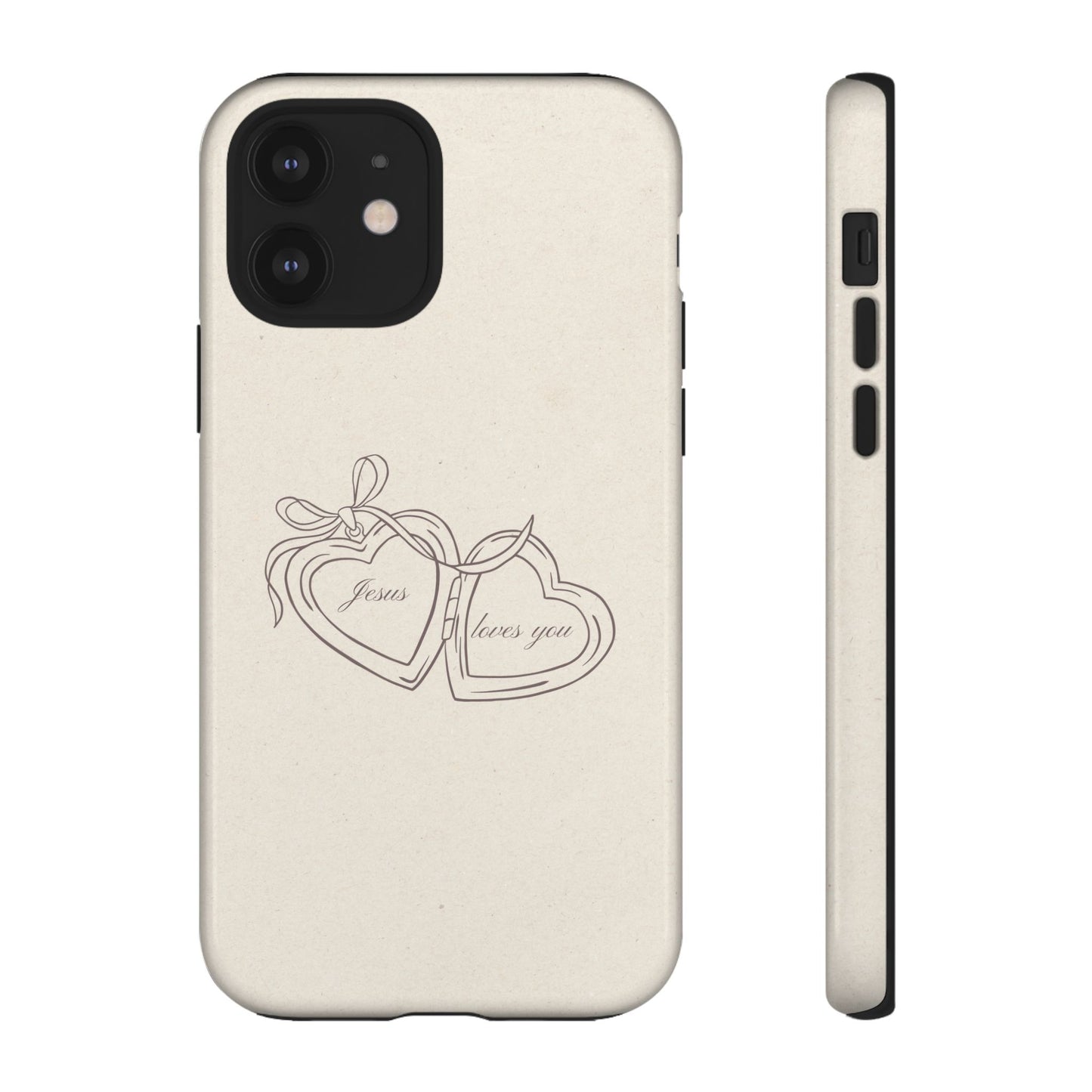 Locket Jesus loves you Phone Case