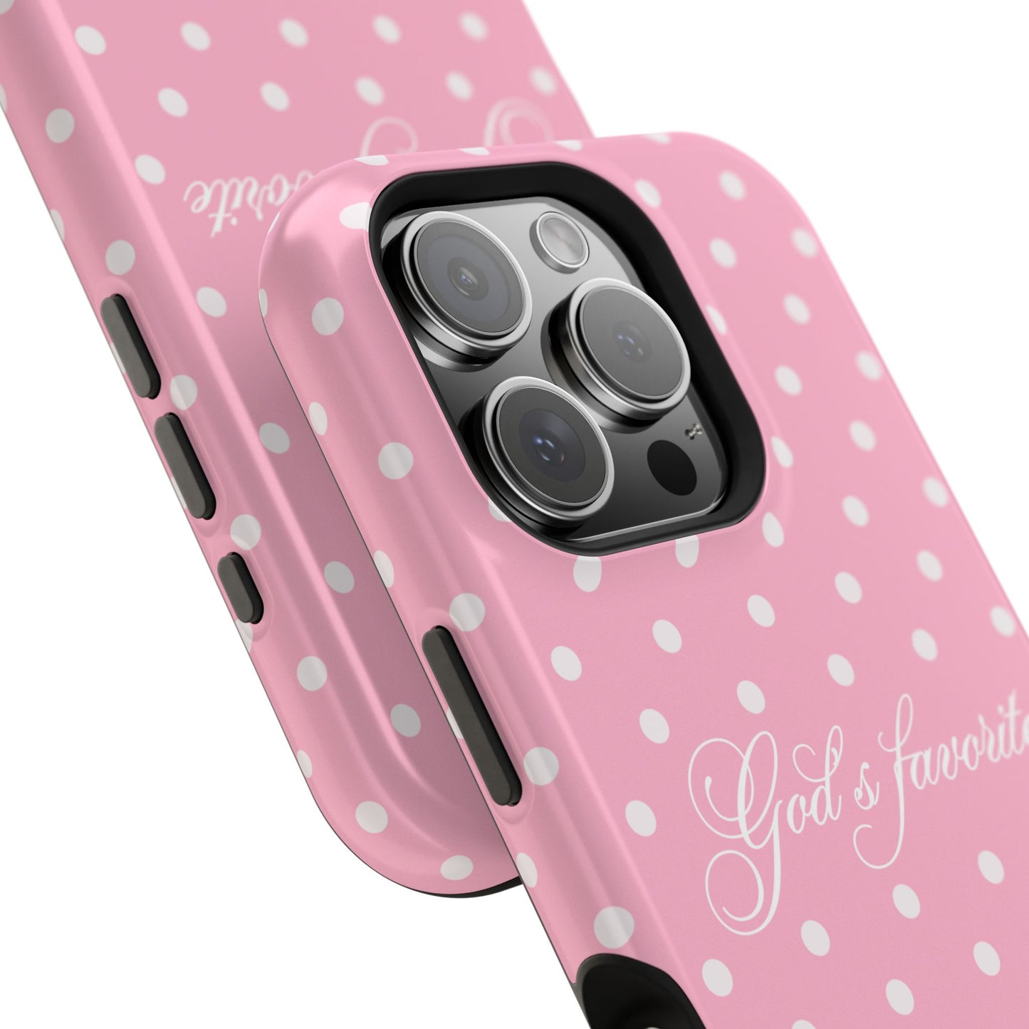God’s favorite Pink Polka Dot MagSafe Phone Case