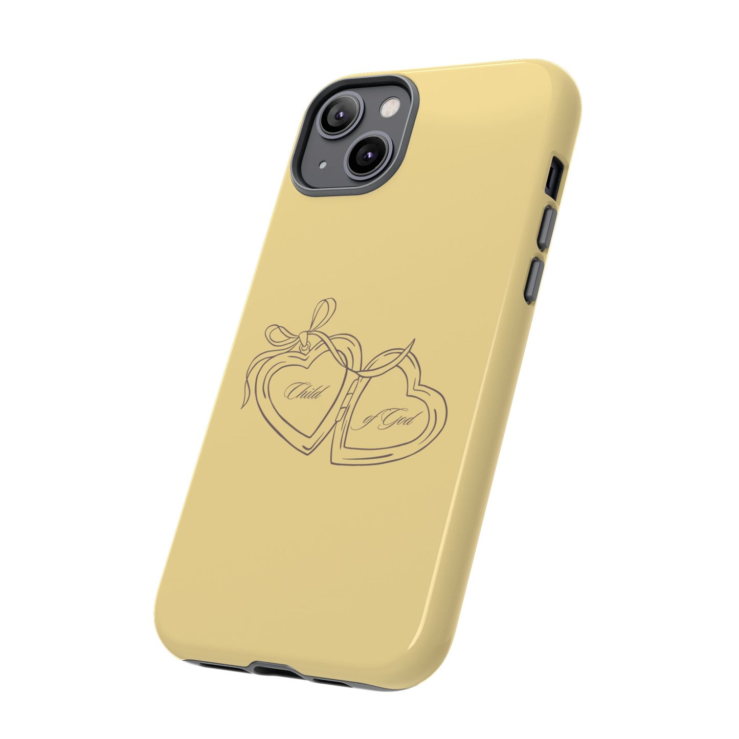 Child of God Butter Yellow Locket Phone Case