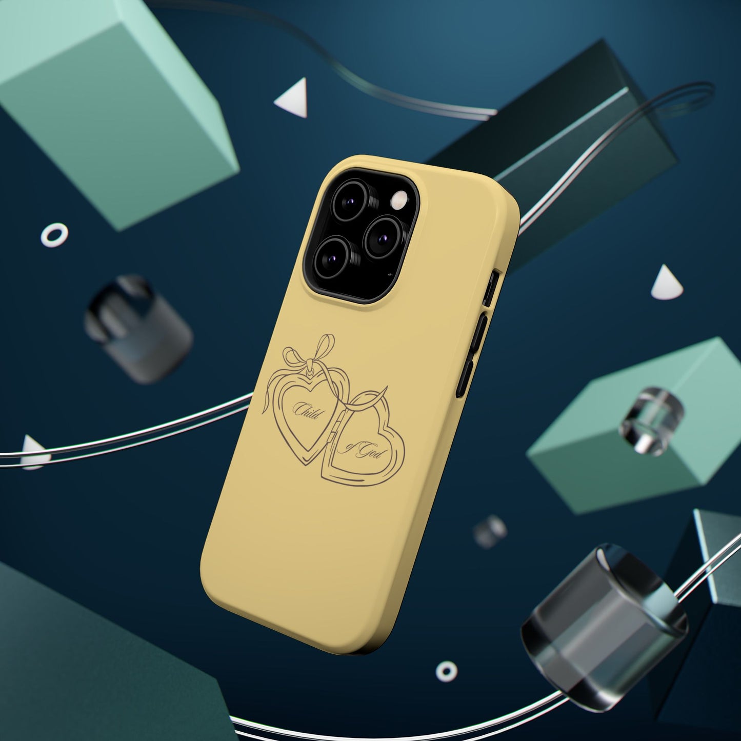 Child of God Butter Yellow Locket Phone Case MagSafe