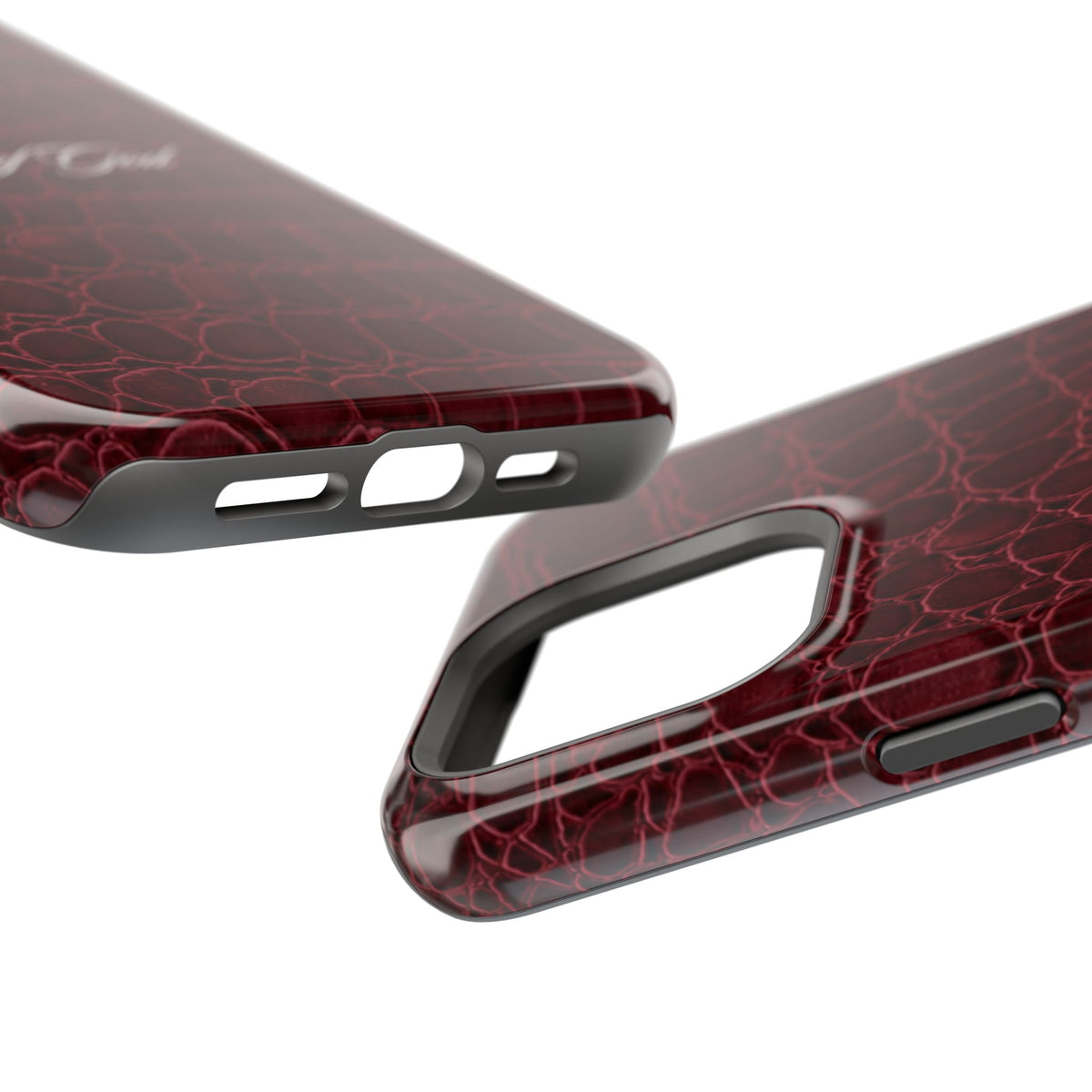 Child of God Burgundy Croc MagSafe Phone Case