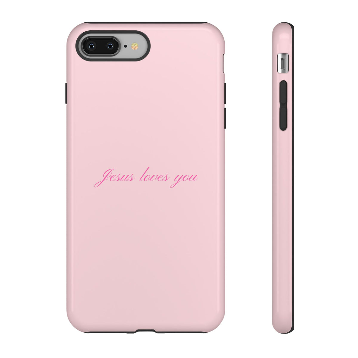 Jesus loves you Baby Pink Phone Case