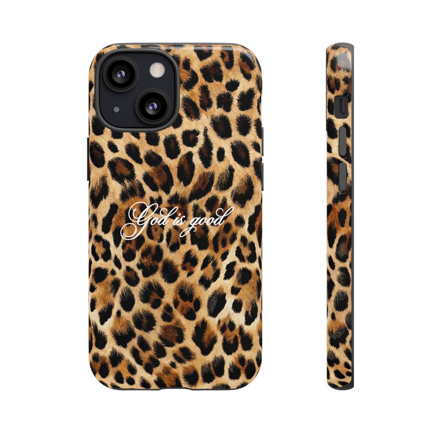 God is good Leopard Phone Case
