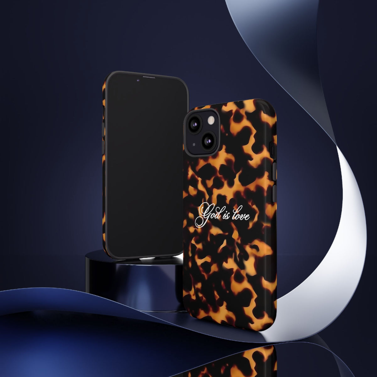 God is love Tortoise shell phone case