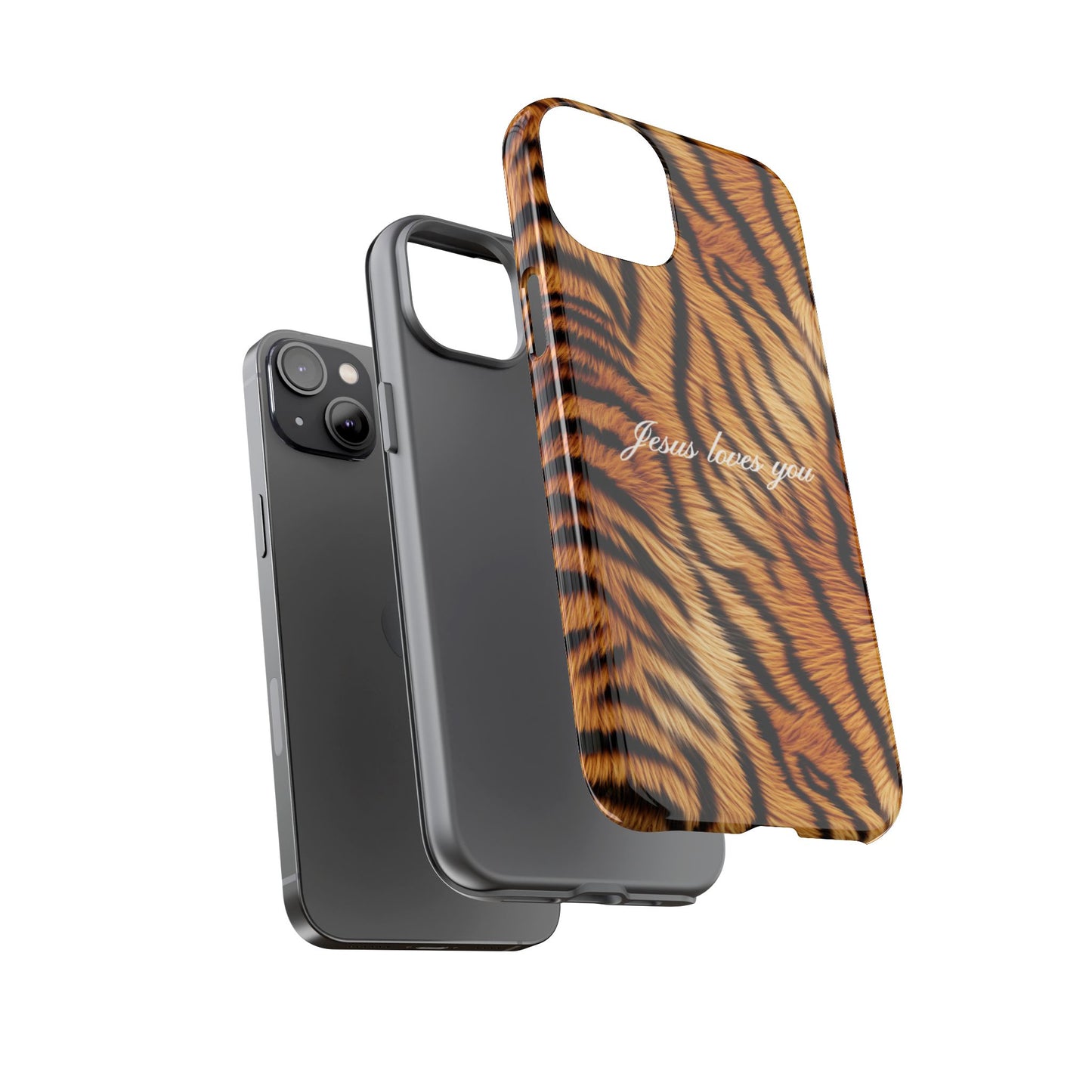 Jesus Loves You Tiger Phone Case