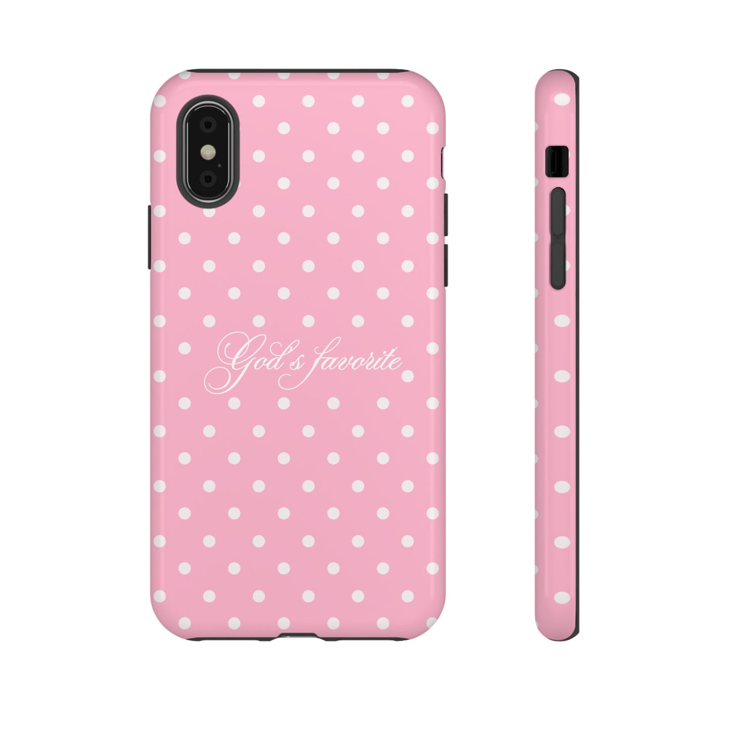 God’s favorite Pink Polka Dot Phone Case