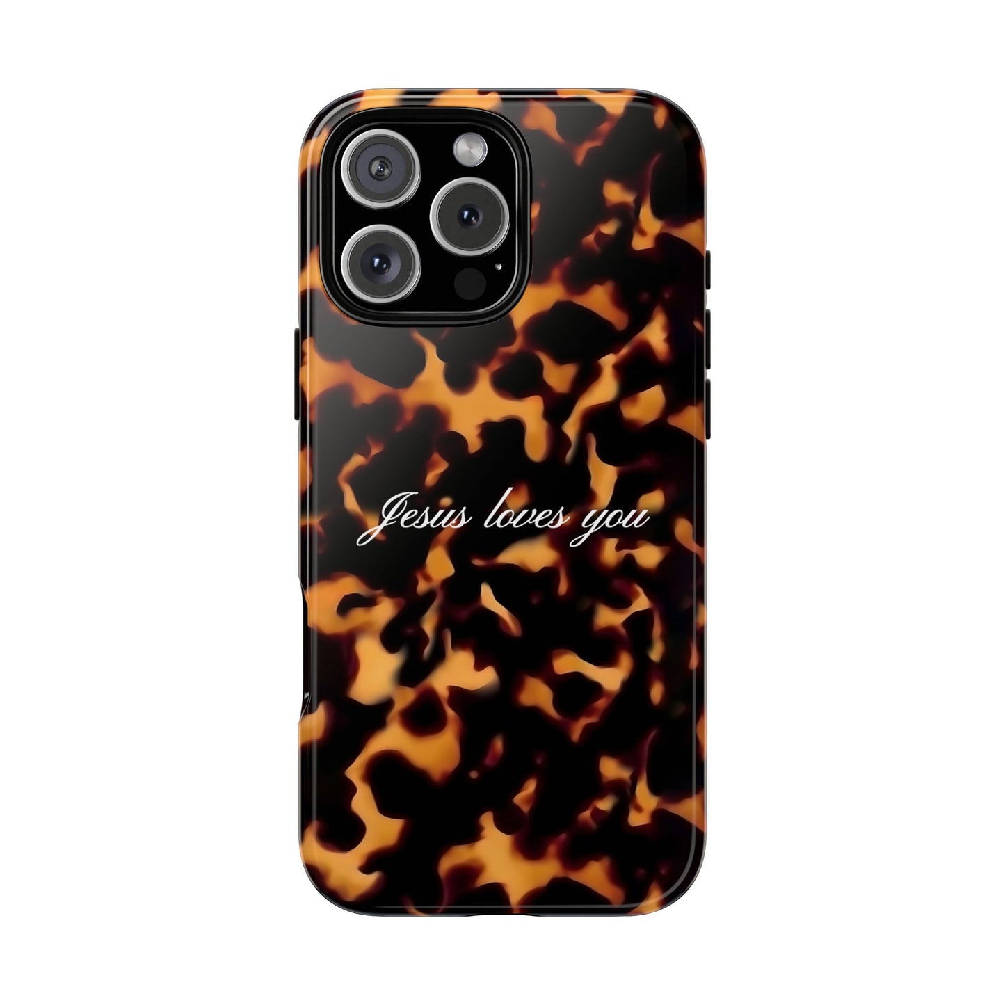 Jesus loves you Tortoise Phone Case