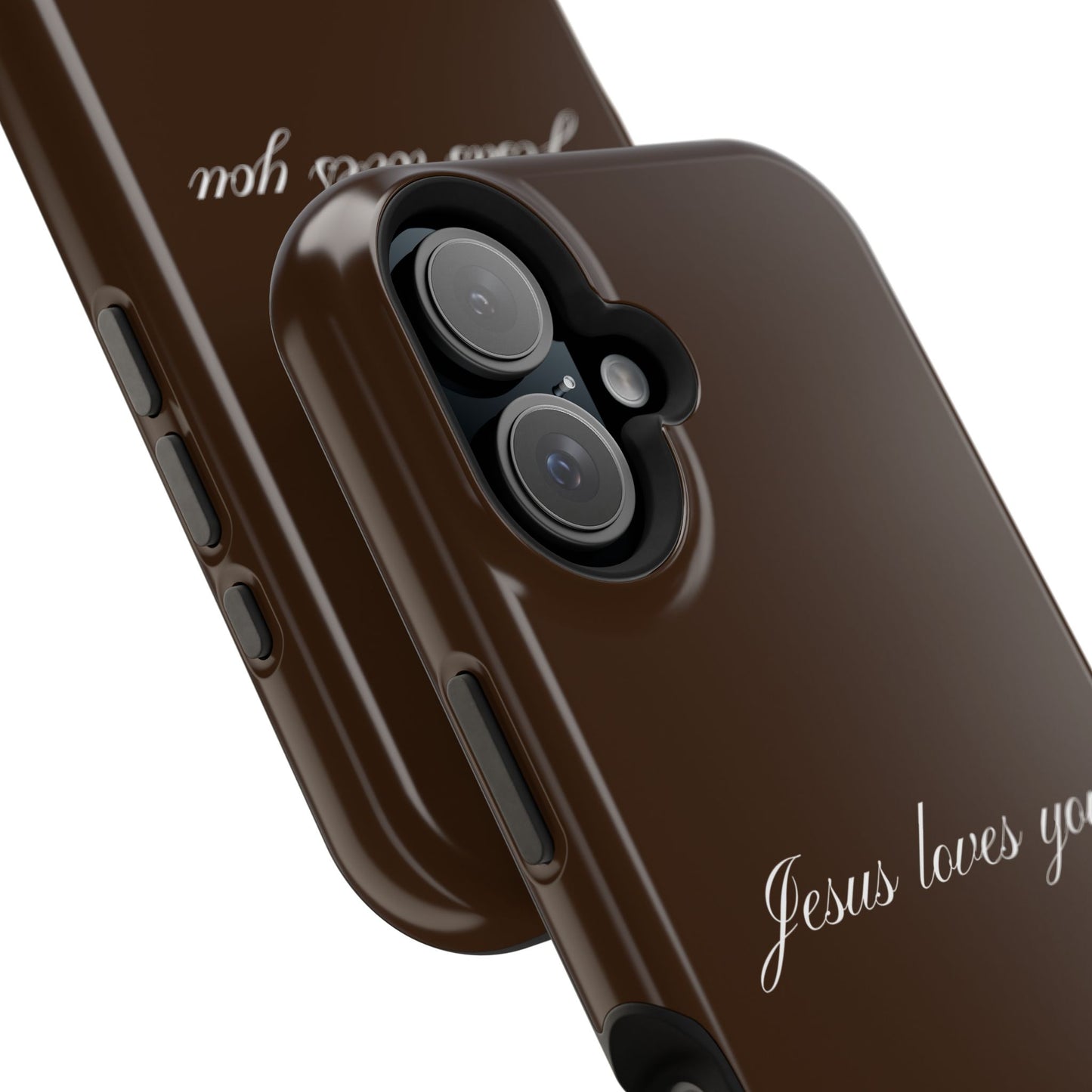 Jesus loves you Espresso MagSafe Phone Case