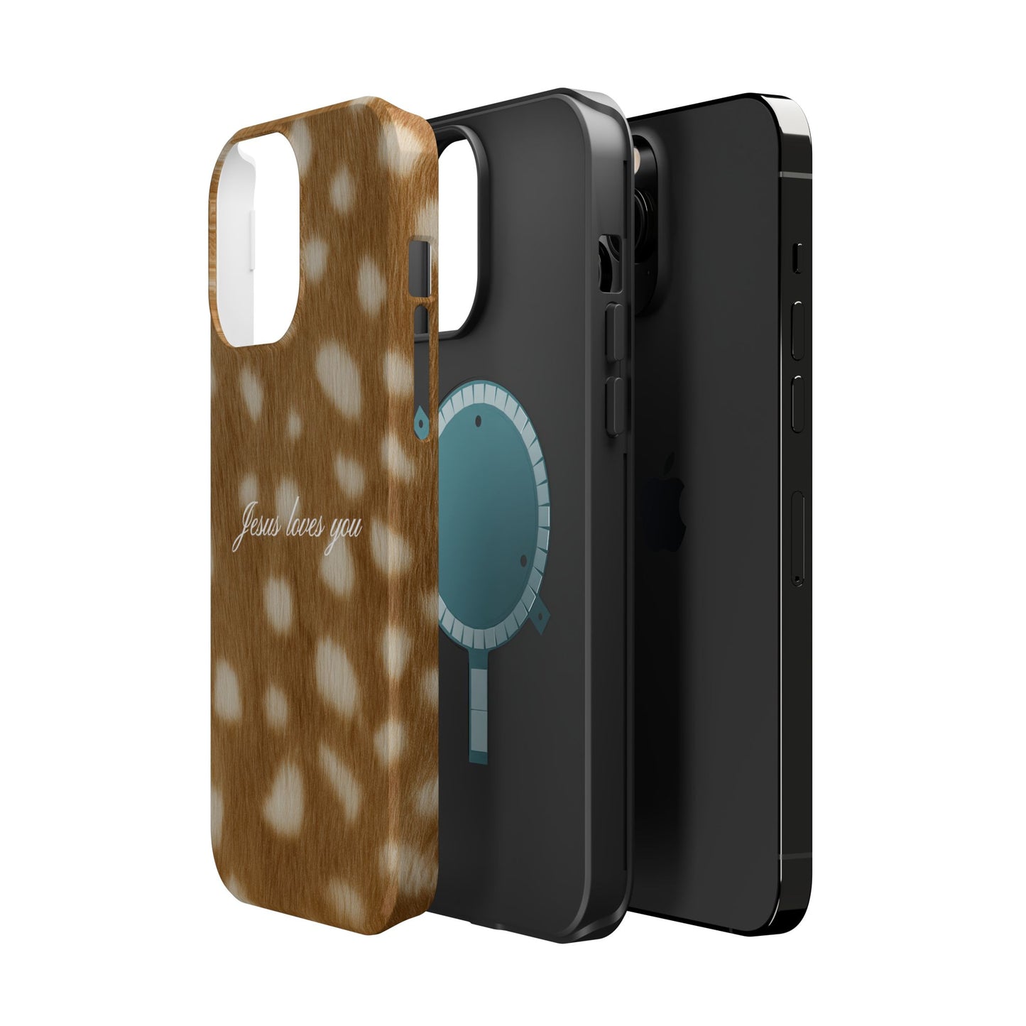 Jesus loves you Fawn MagSafe Phone Case