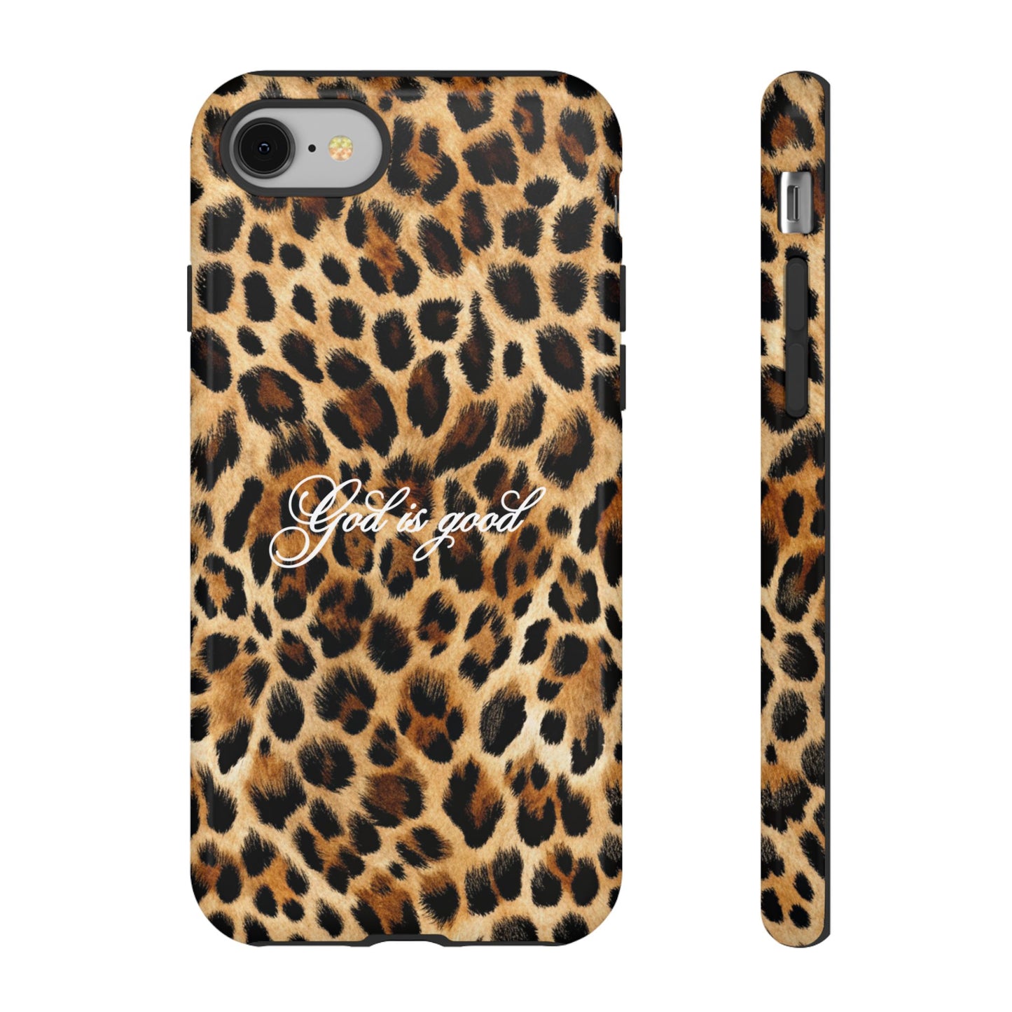 God is good Leopard Phone Case