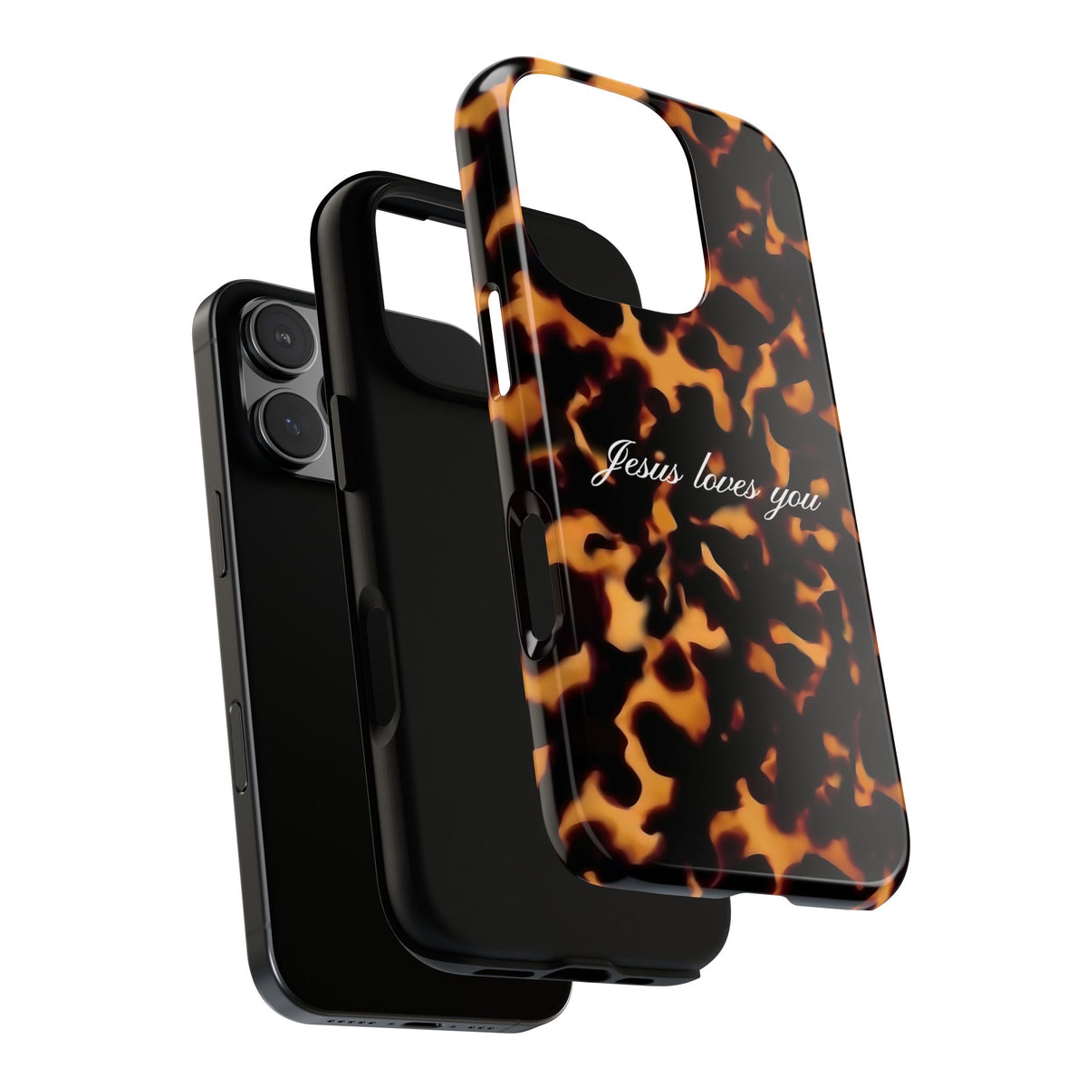 Jesus loves you Tortoise Phone Case