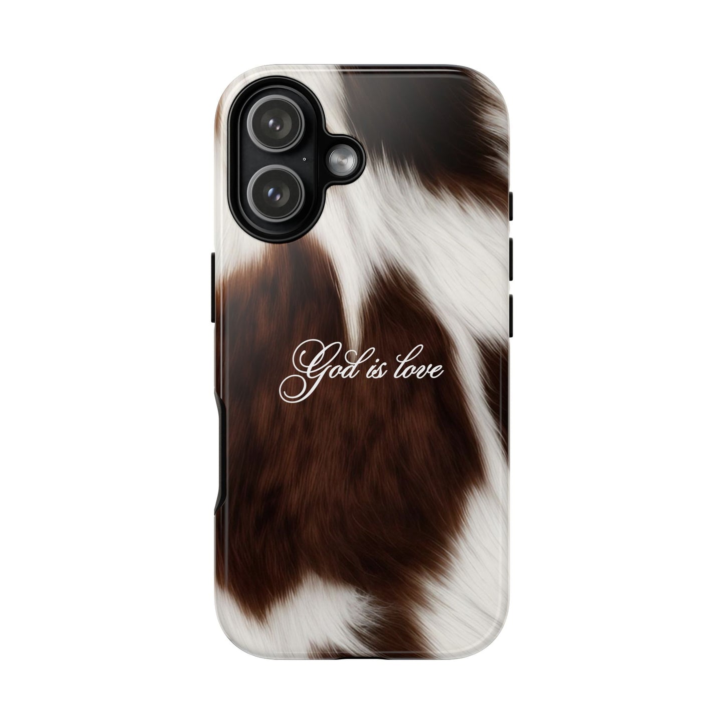 God is love Cow phone case