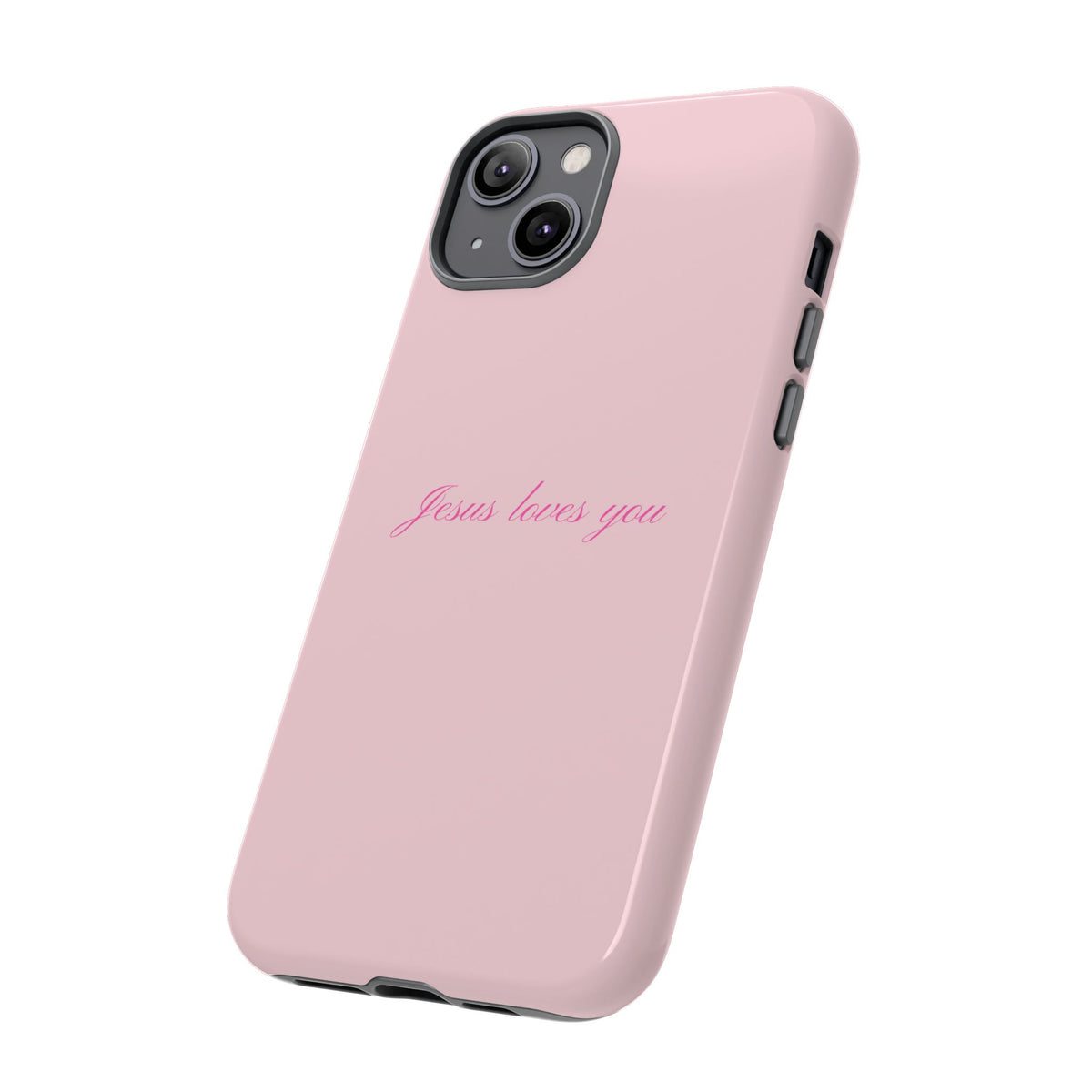Jesus loves you Baby Pink Phone Case