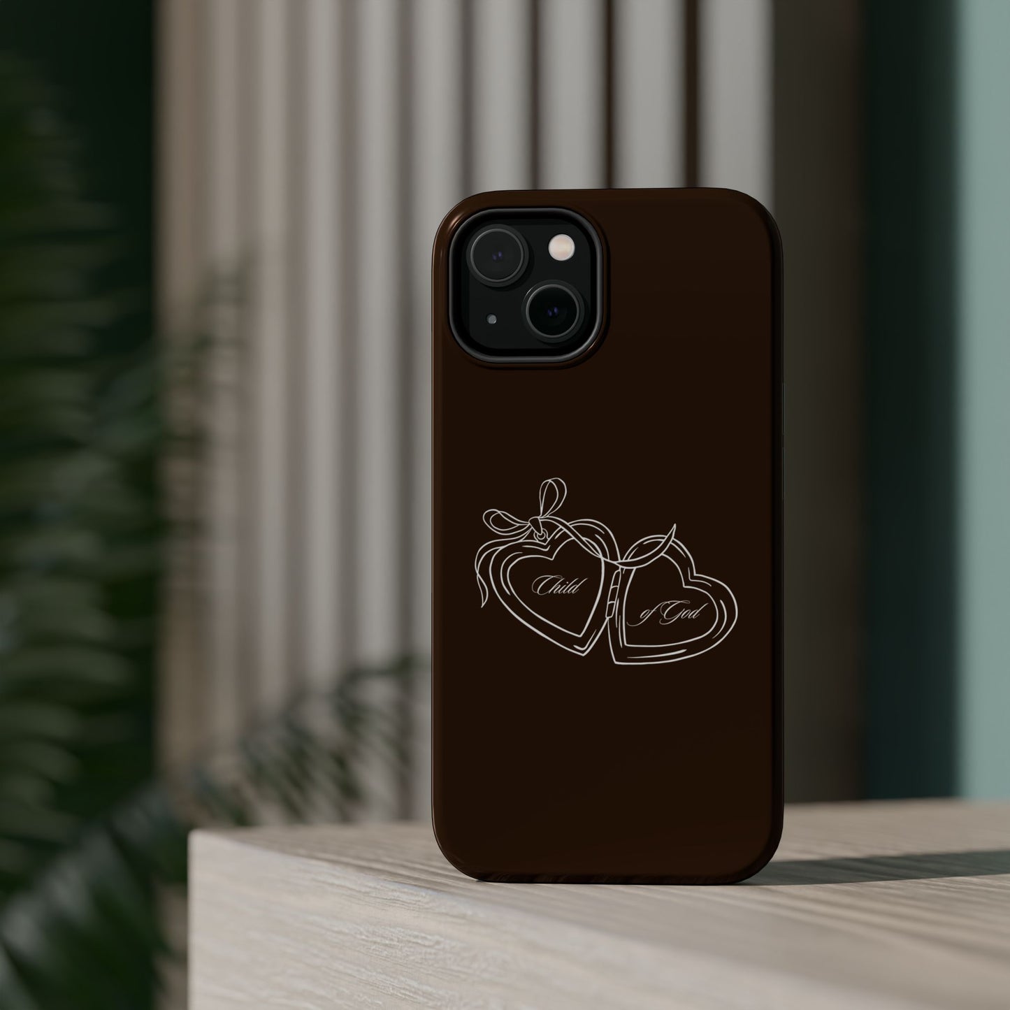 Child of God Locket Espresso Phone Case MagSafe