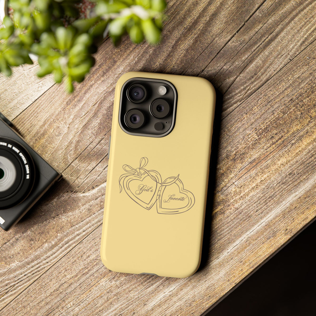 God’s favorite Butter Yellow Locket Phone Case