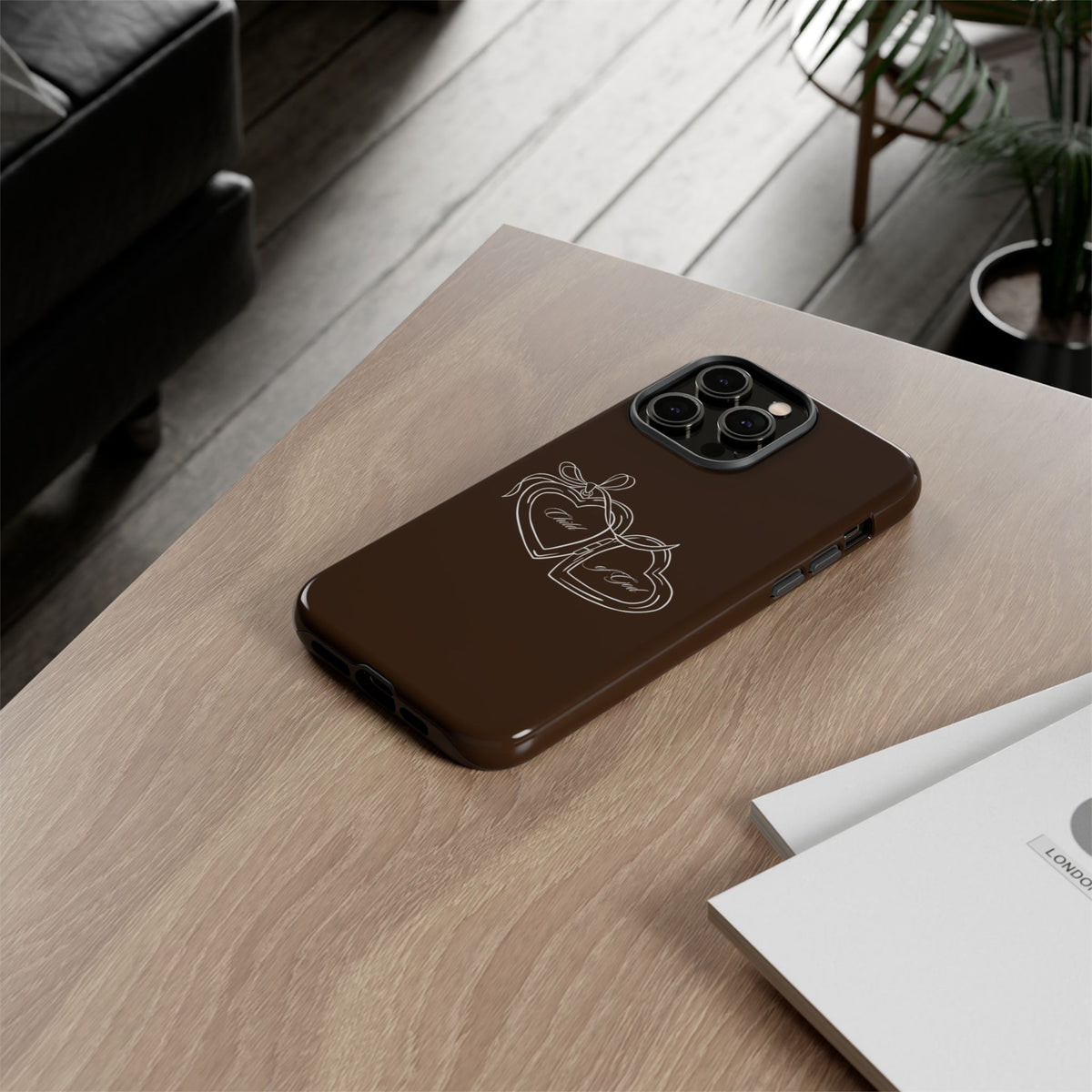 Child of God Espresso Locket Phone Case