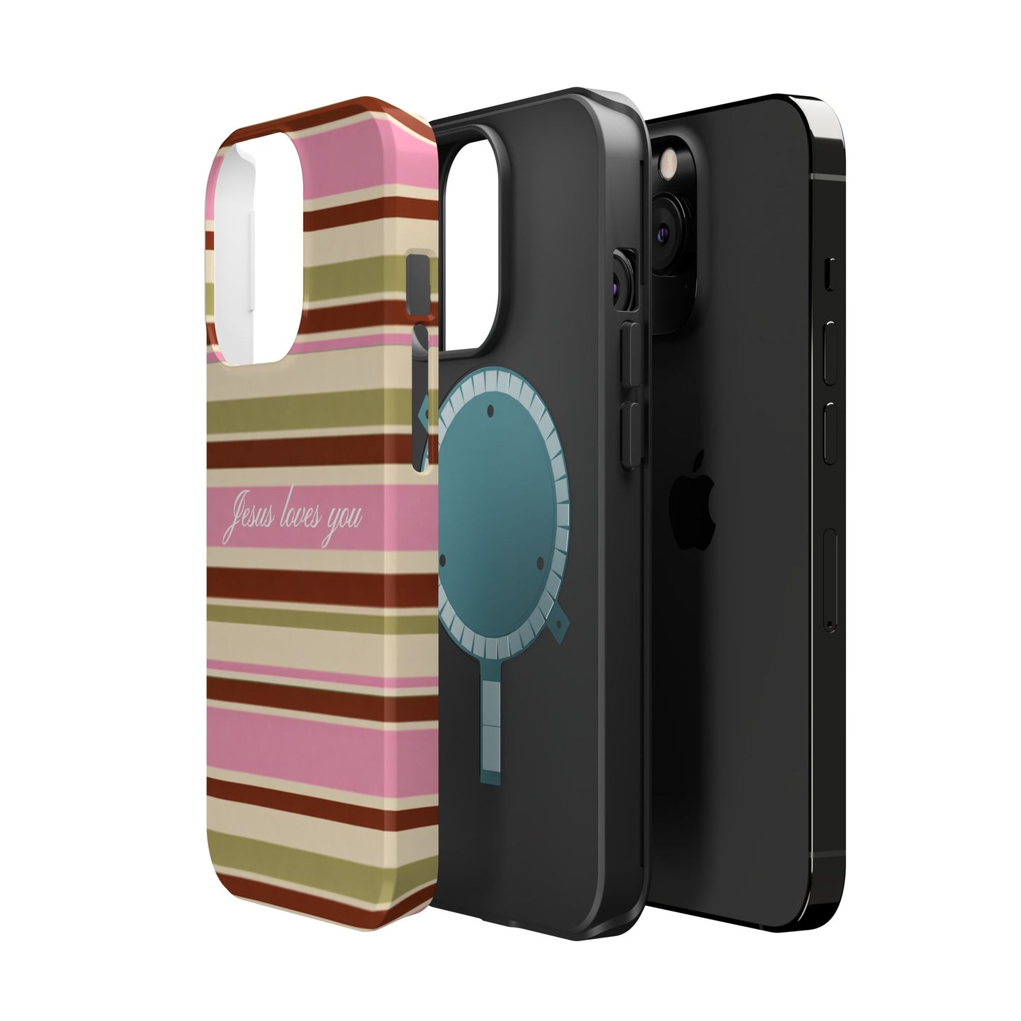 Jesus Loves You Neapolitan MagSafe Phone Case