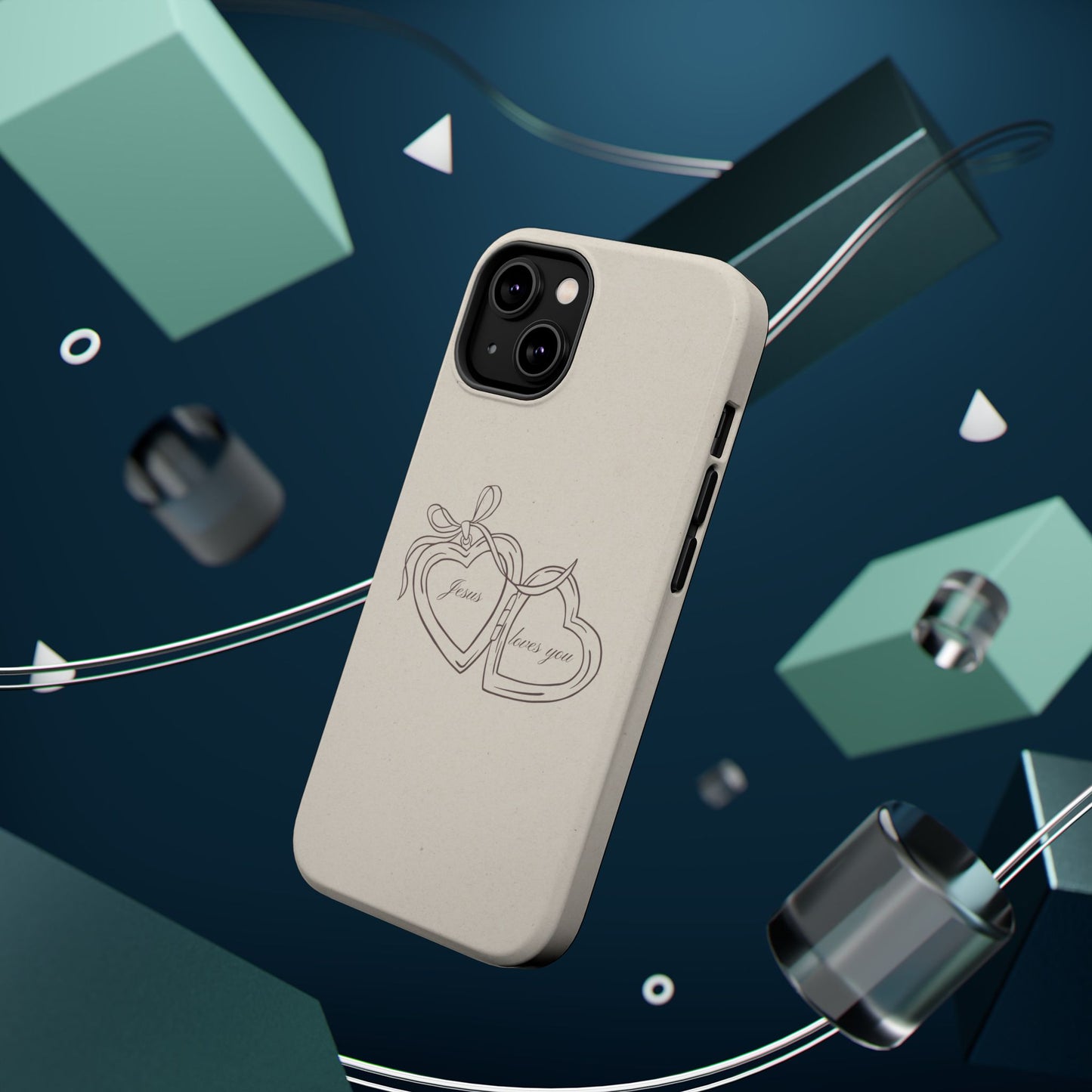 Jesus loves you Locket MagSafe Phone Case