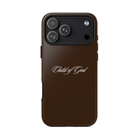 Child of God Espresso Phone Case