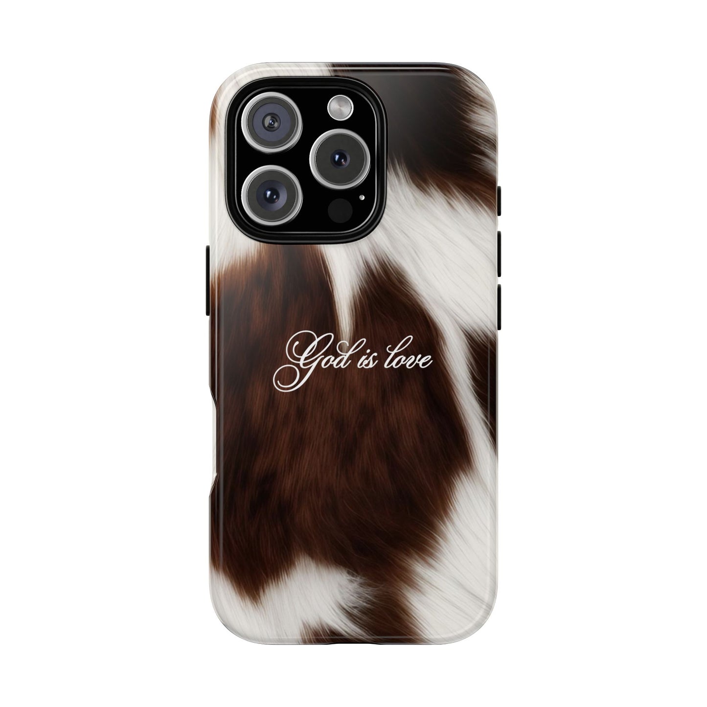 God is love Cow phone case