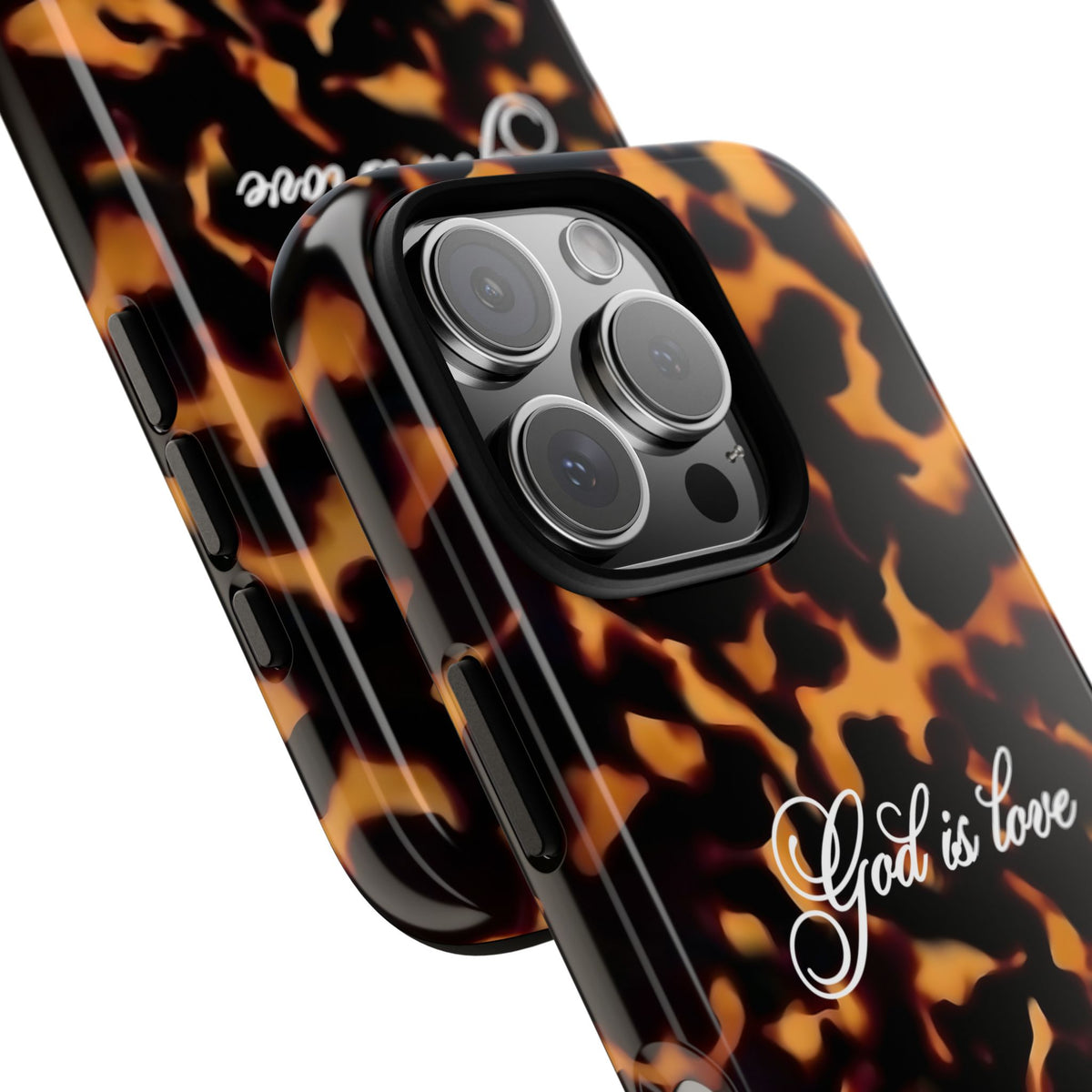 God is love Tortoise shell phone case