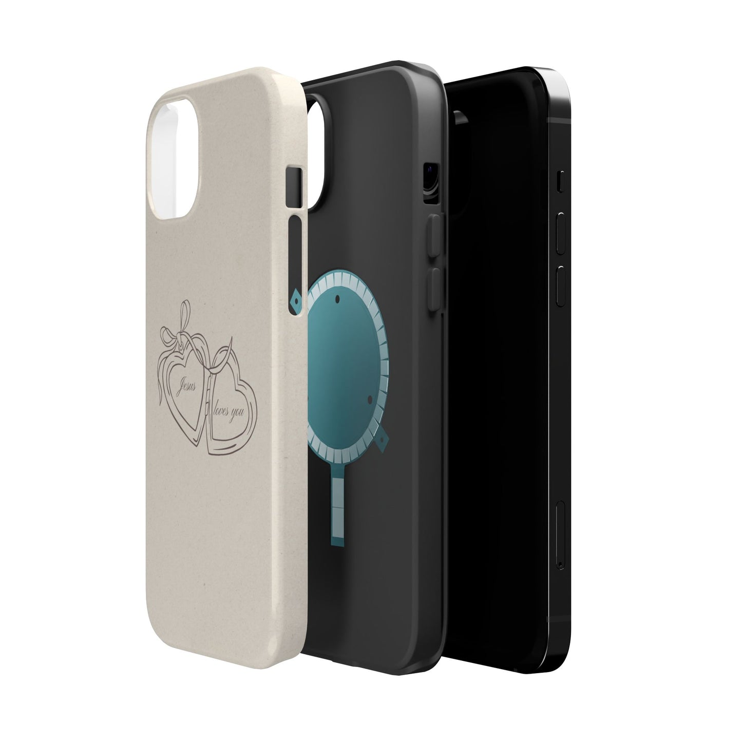 Jesus loves you Locket MagSafe Phone Case