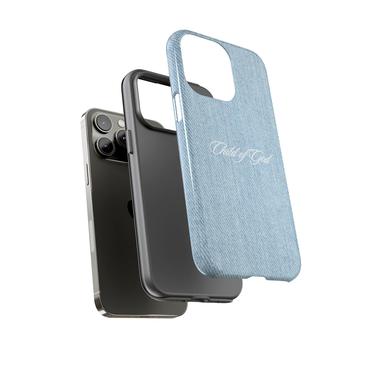 Child of God Denim Phone Case