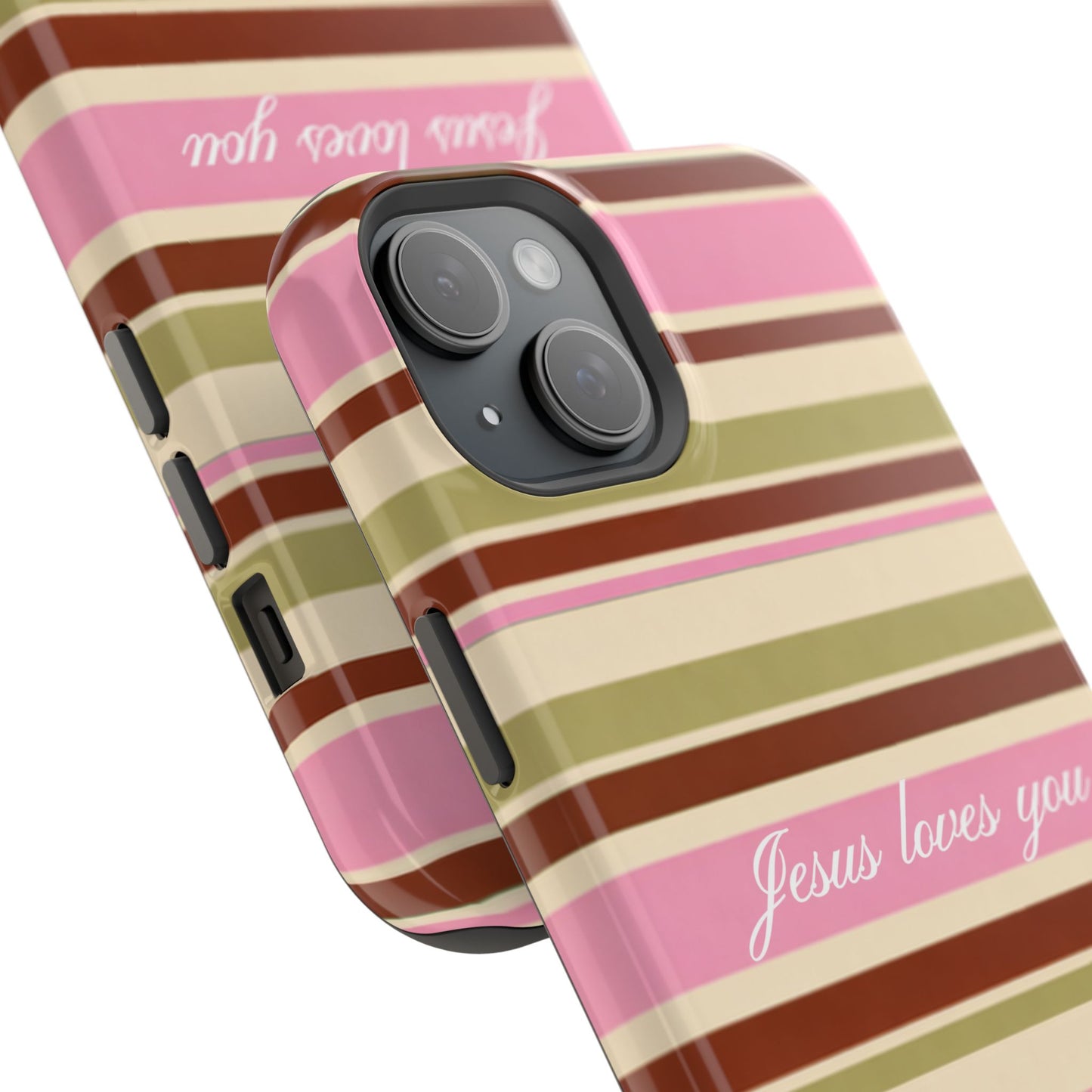 Jesus Loves You Neapolitan MagSafe Phone Case