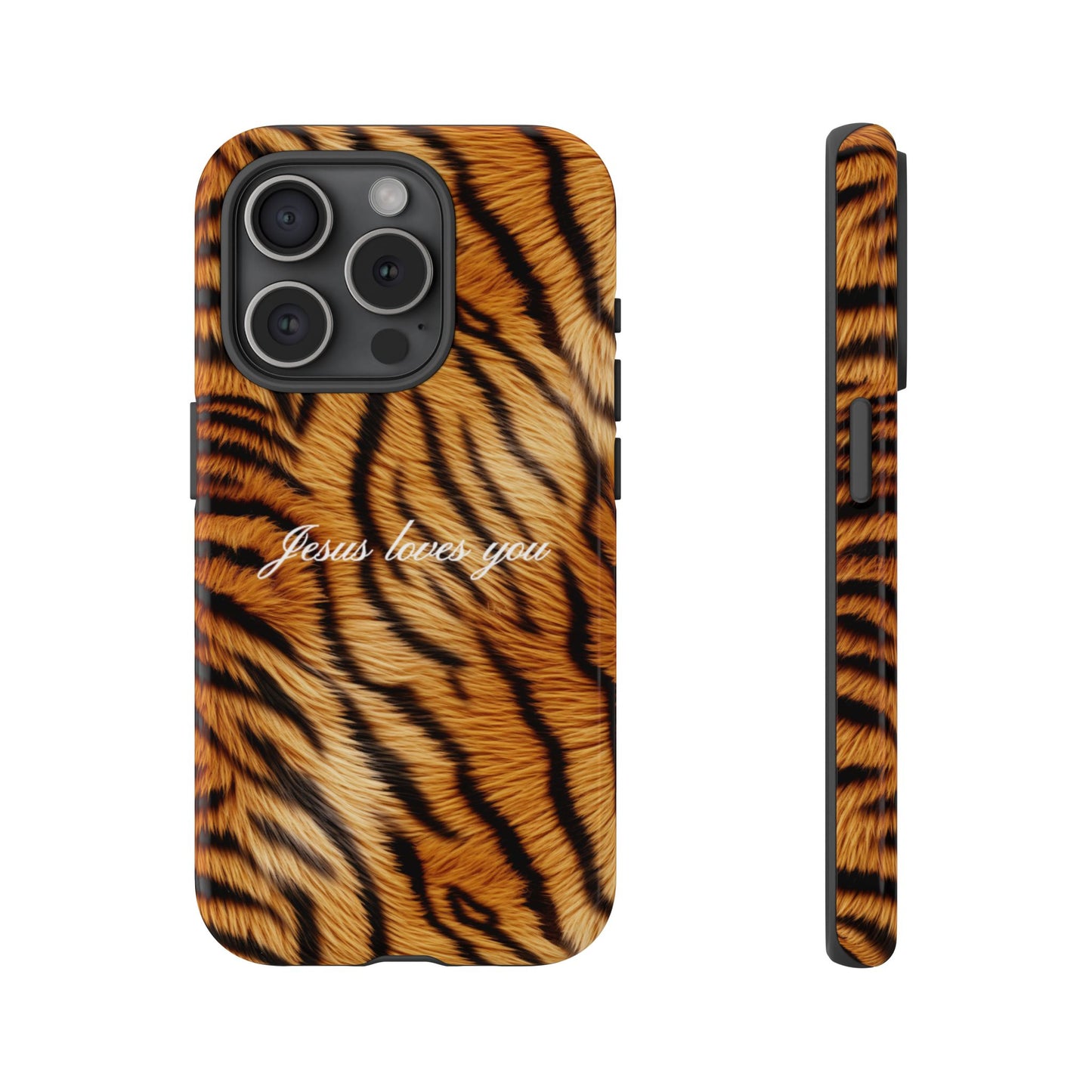 Jesus Loves You Tiger Phone Case