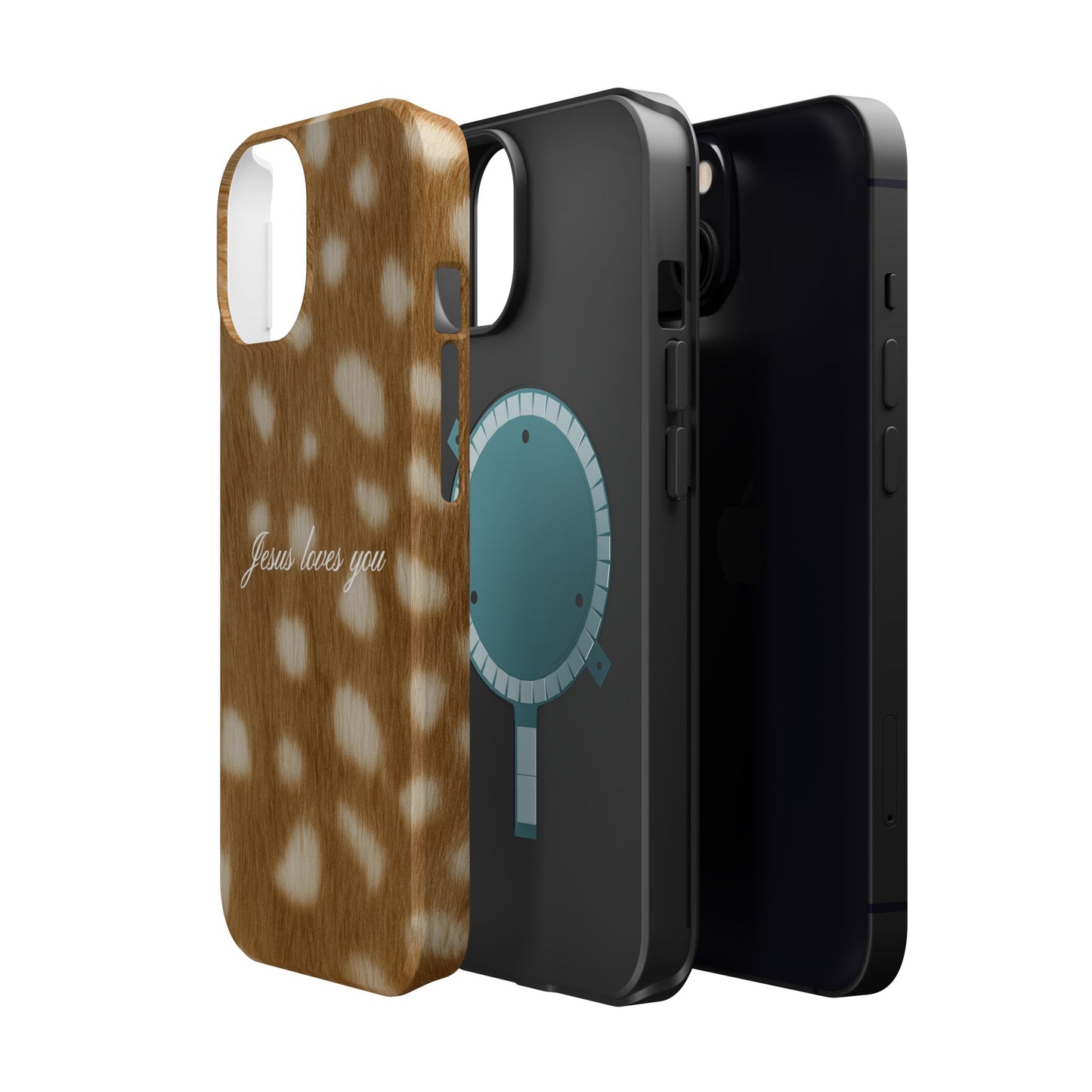 Jesus loves you Fawn MagSafe Phone Case