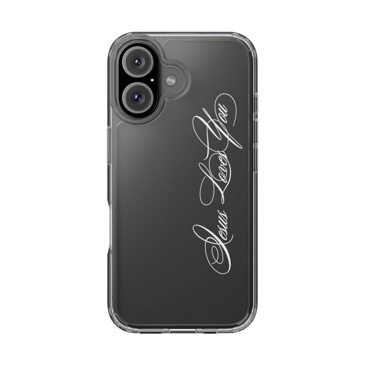 Jesus loves you Clear Phone Case